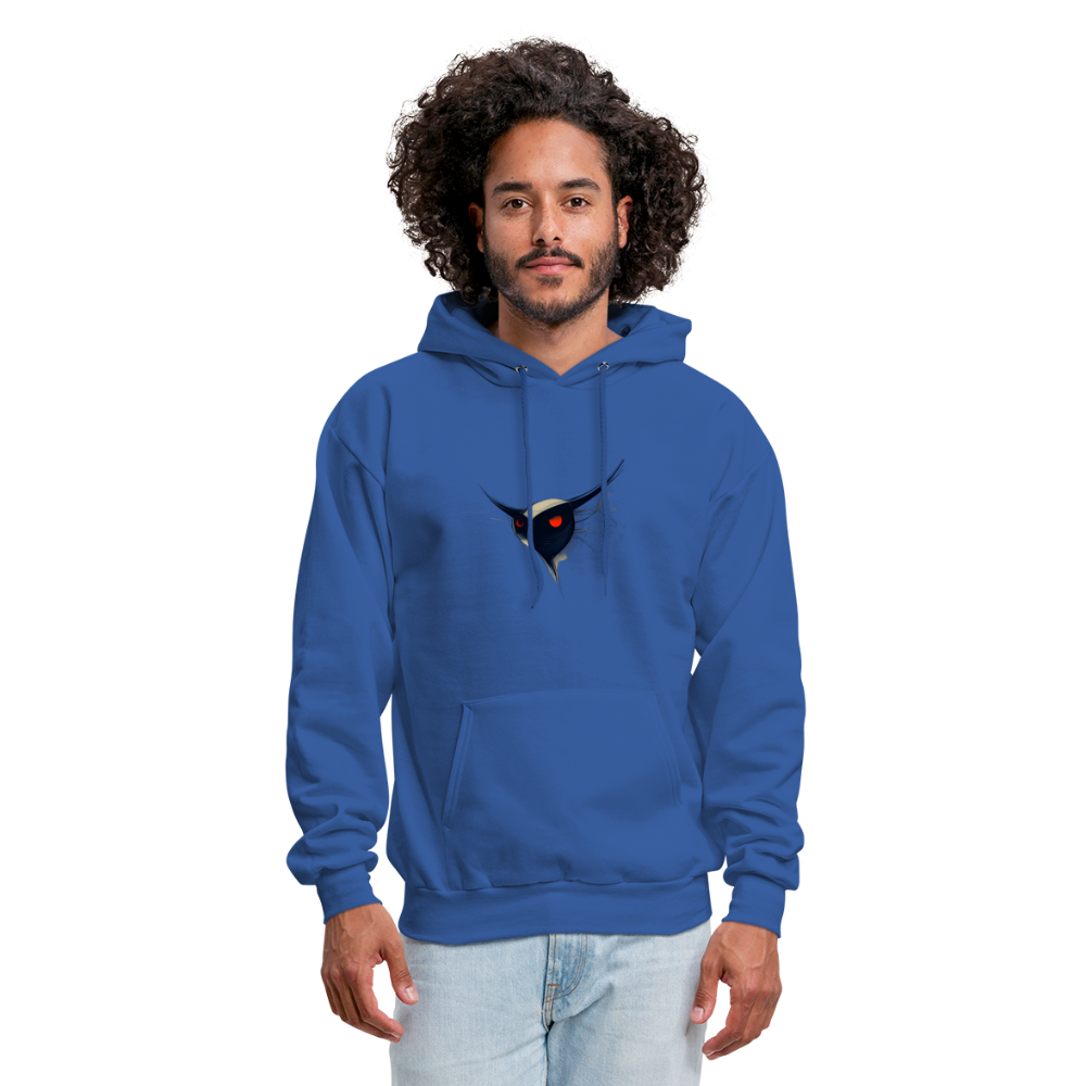 Men's Hoodie - Owl - royal blue