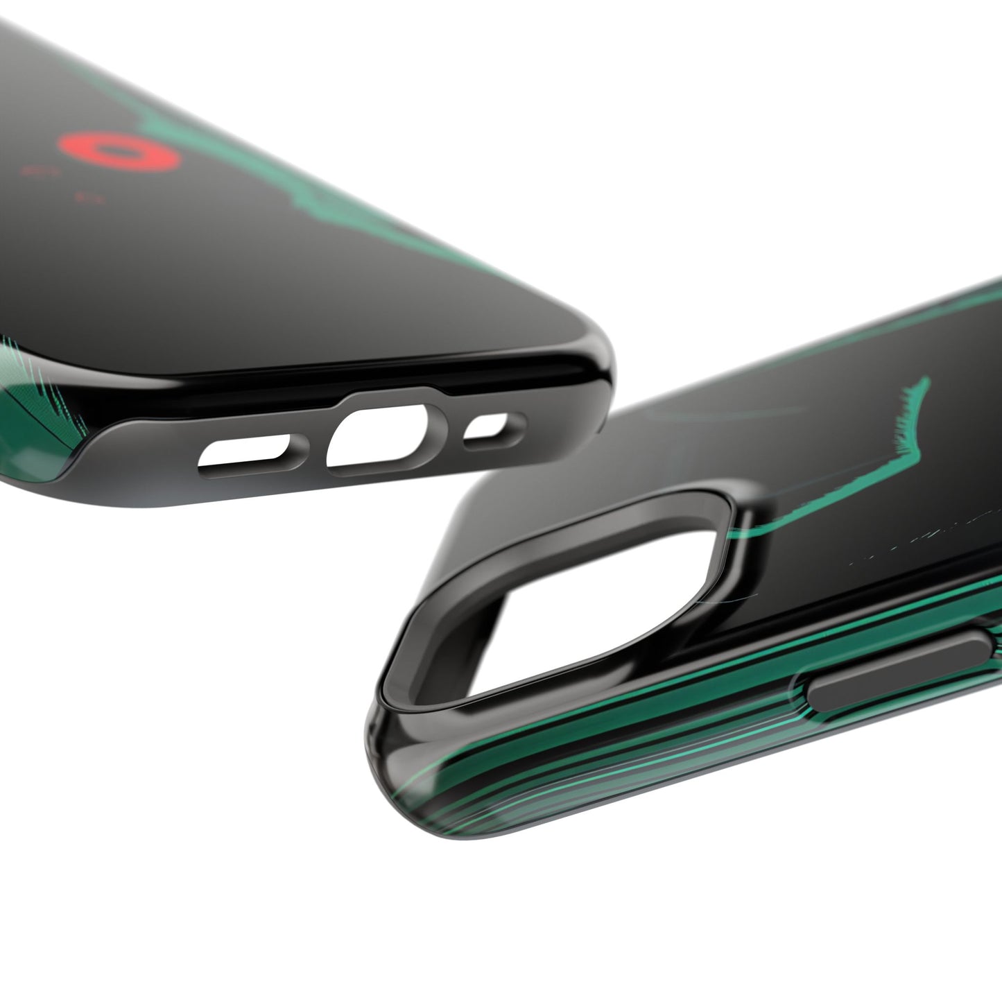 Protective Phone Case – Mysterious Black Cat Design