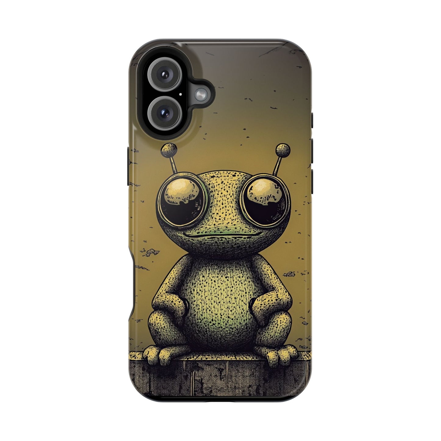 Protective Phone Case – Friendly Alien Design