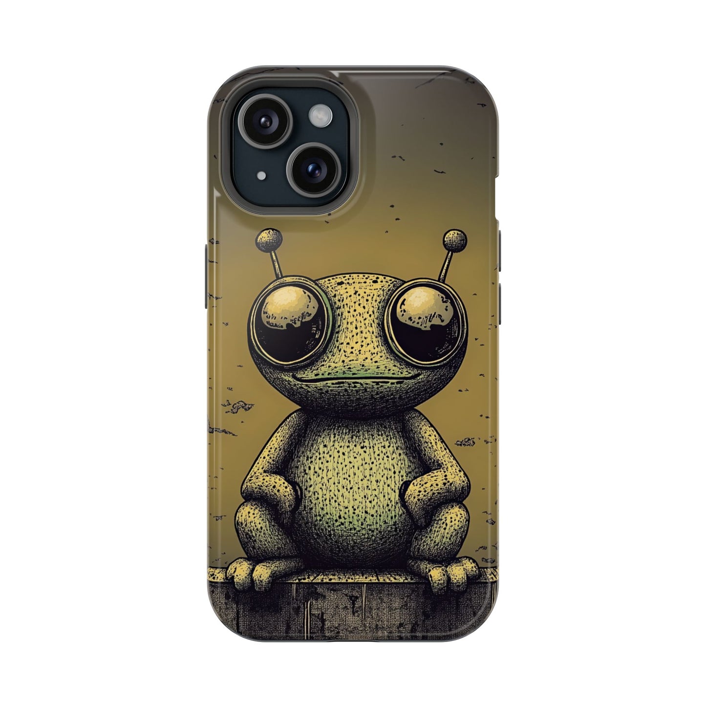 Protective Phone Case – Friendly Alien Design