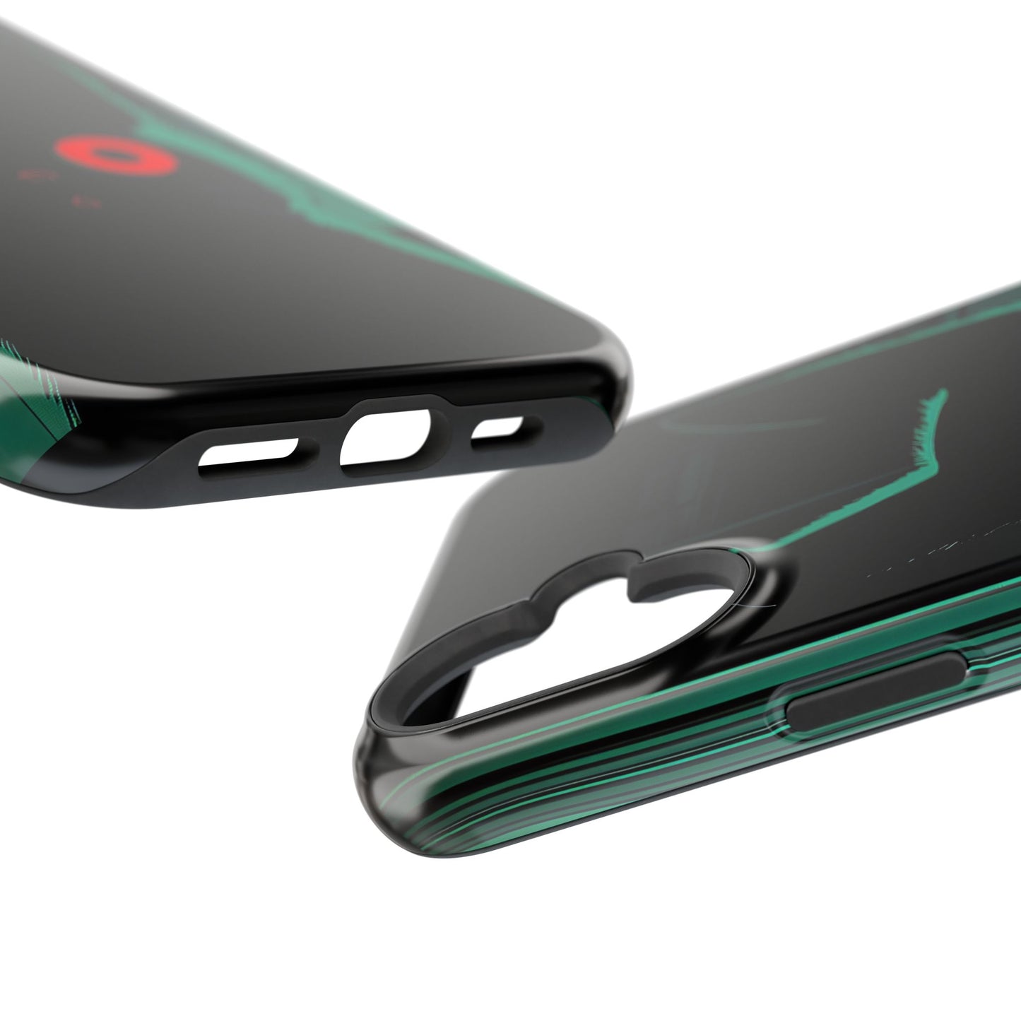 Protective Phone Case – Mysterious Black Cat Design