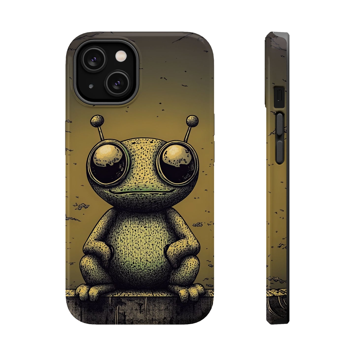 Protective Phone Case – Friendly Alien Design