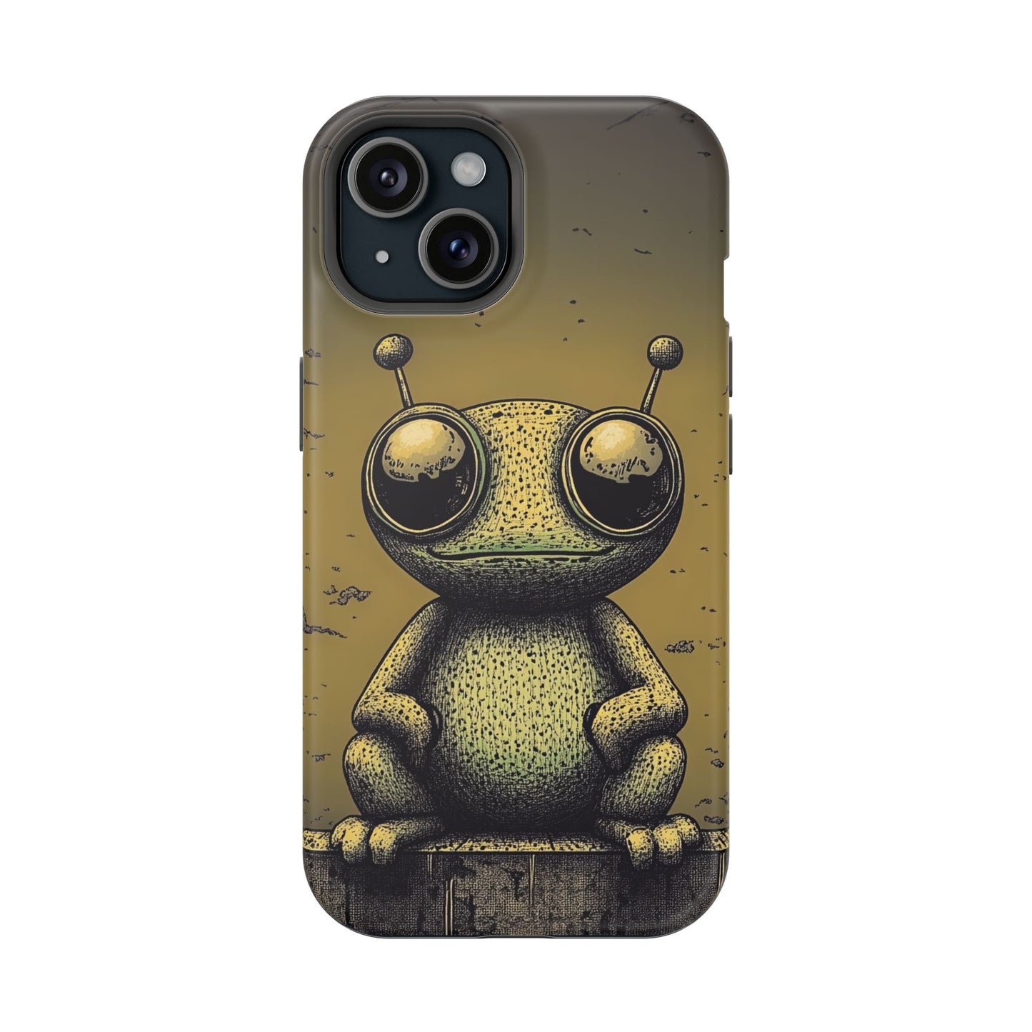 Protective Phone Case – Friendly Alien Design