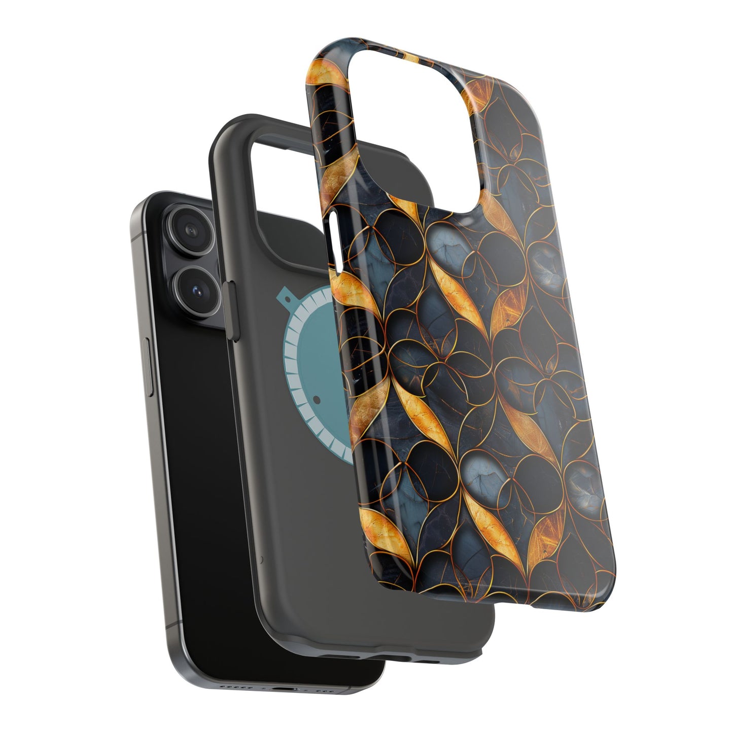 Magnetic Tough Cases -- Golden Petals
