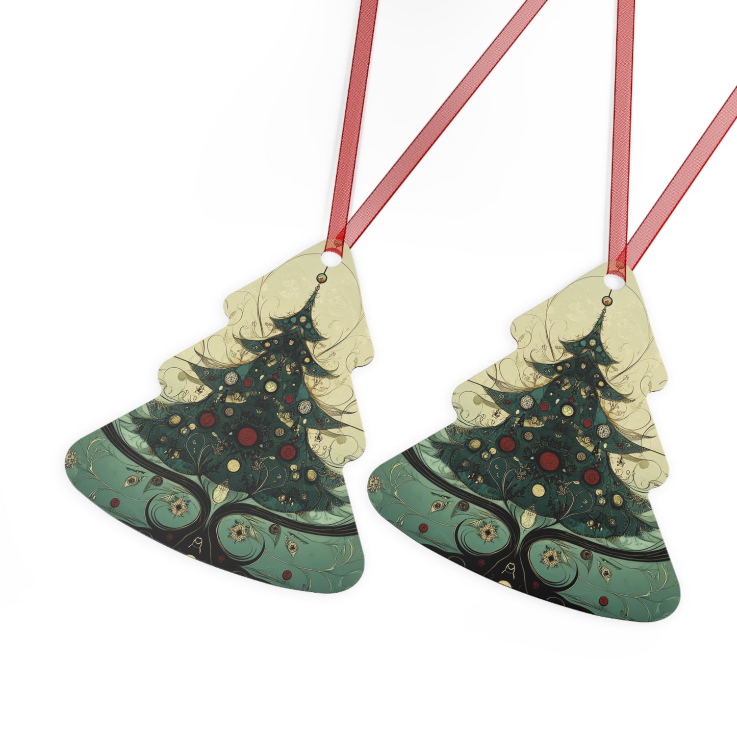 Metal Ornaments -- Elegant Tree