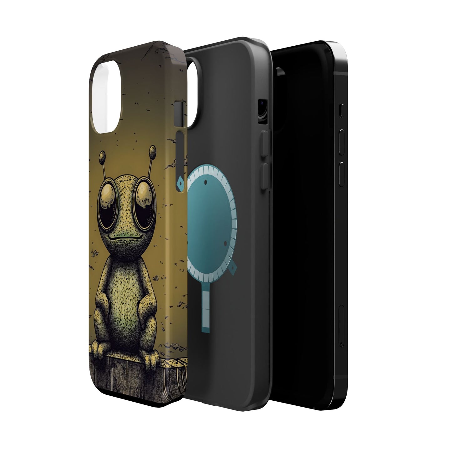 Protective Phone Case – Friendly Alien Design