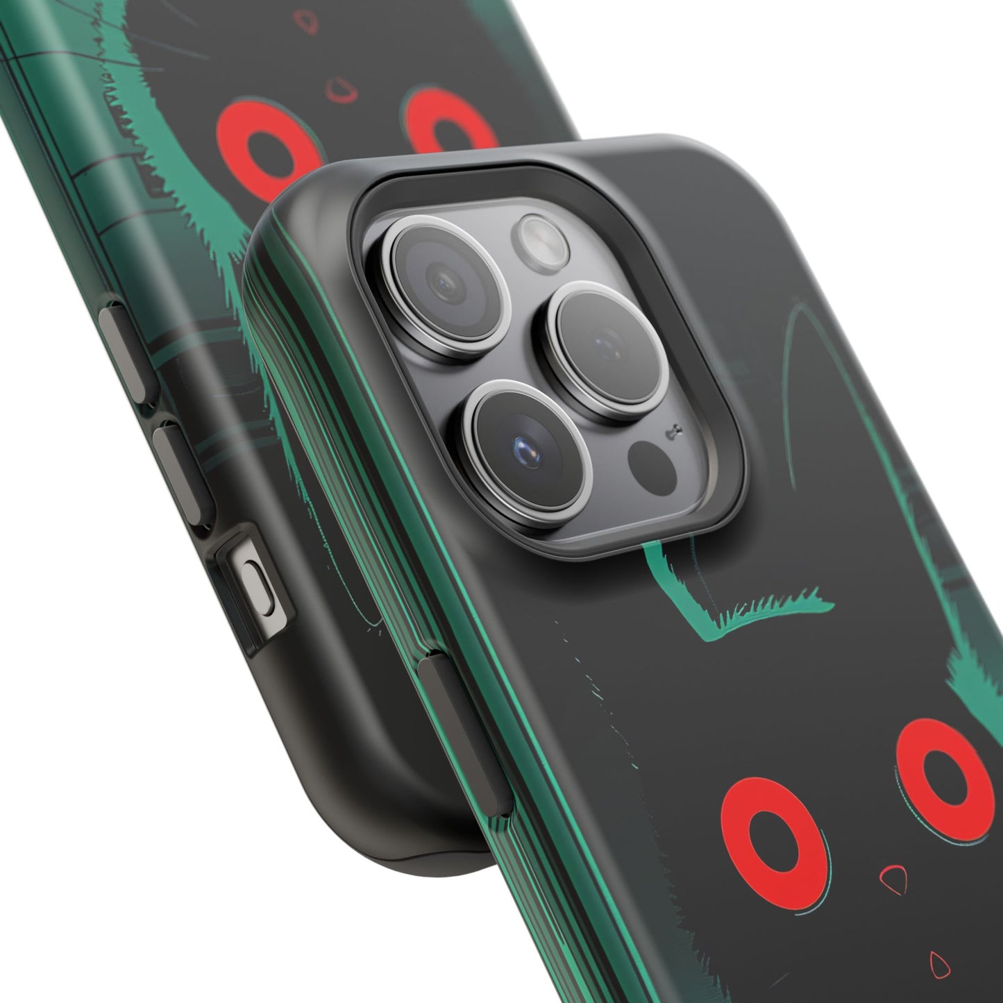 Protective Phone Case – Mysterious Black Cat Design