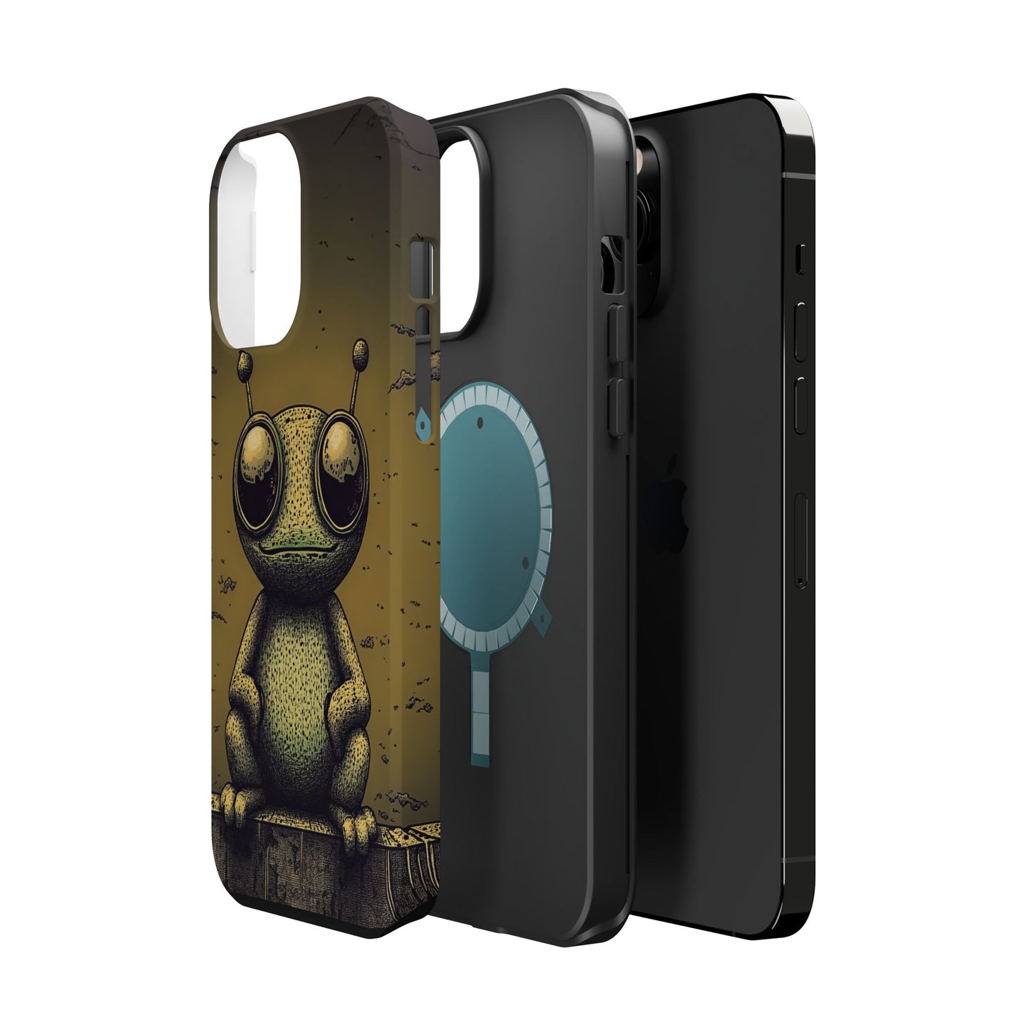Protective Phone Case – Friendly Alien Design