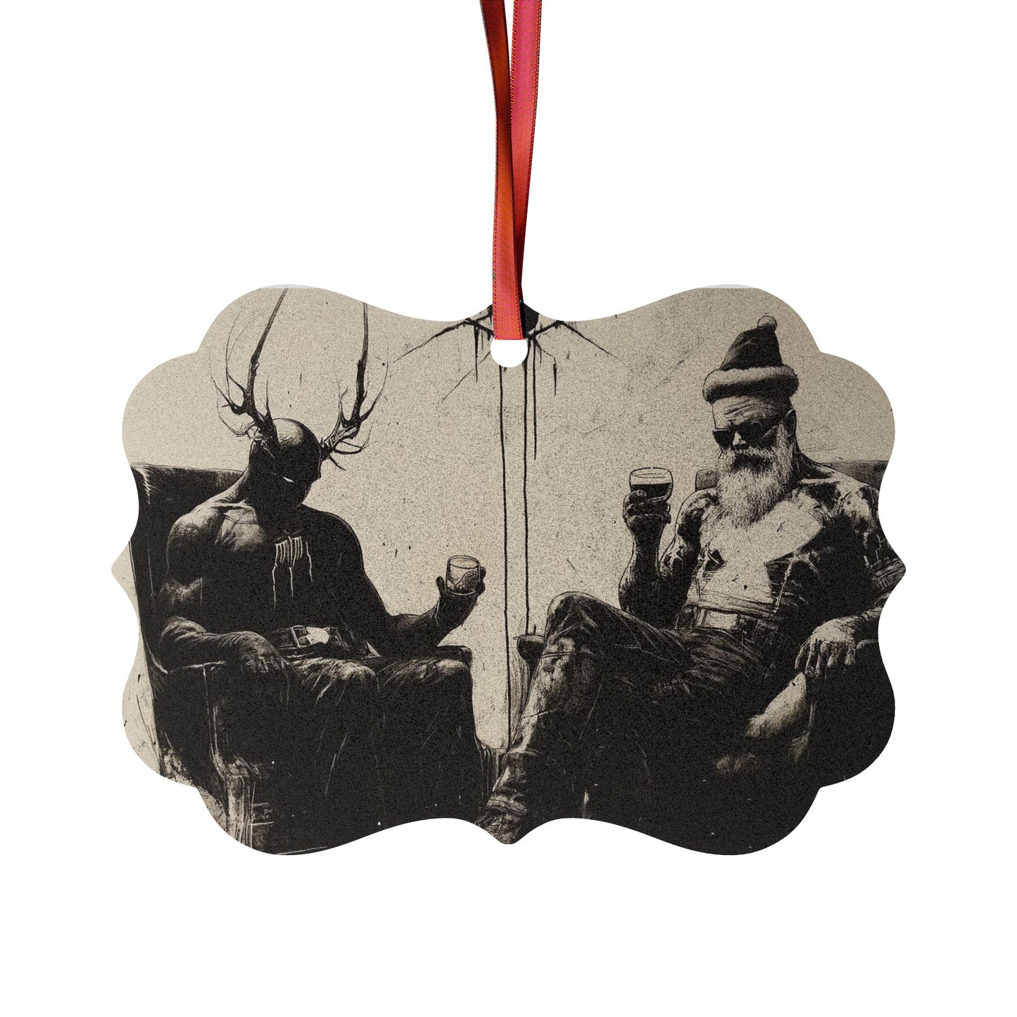 Aluminum Ornaments - Drinking Buddies