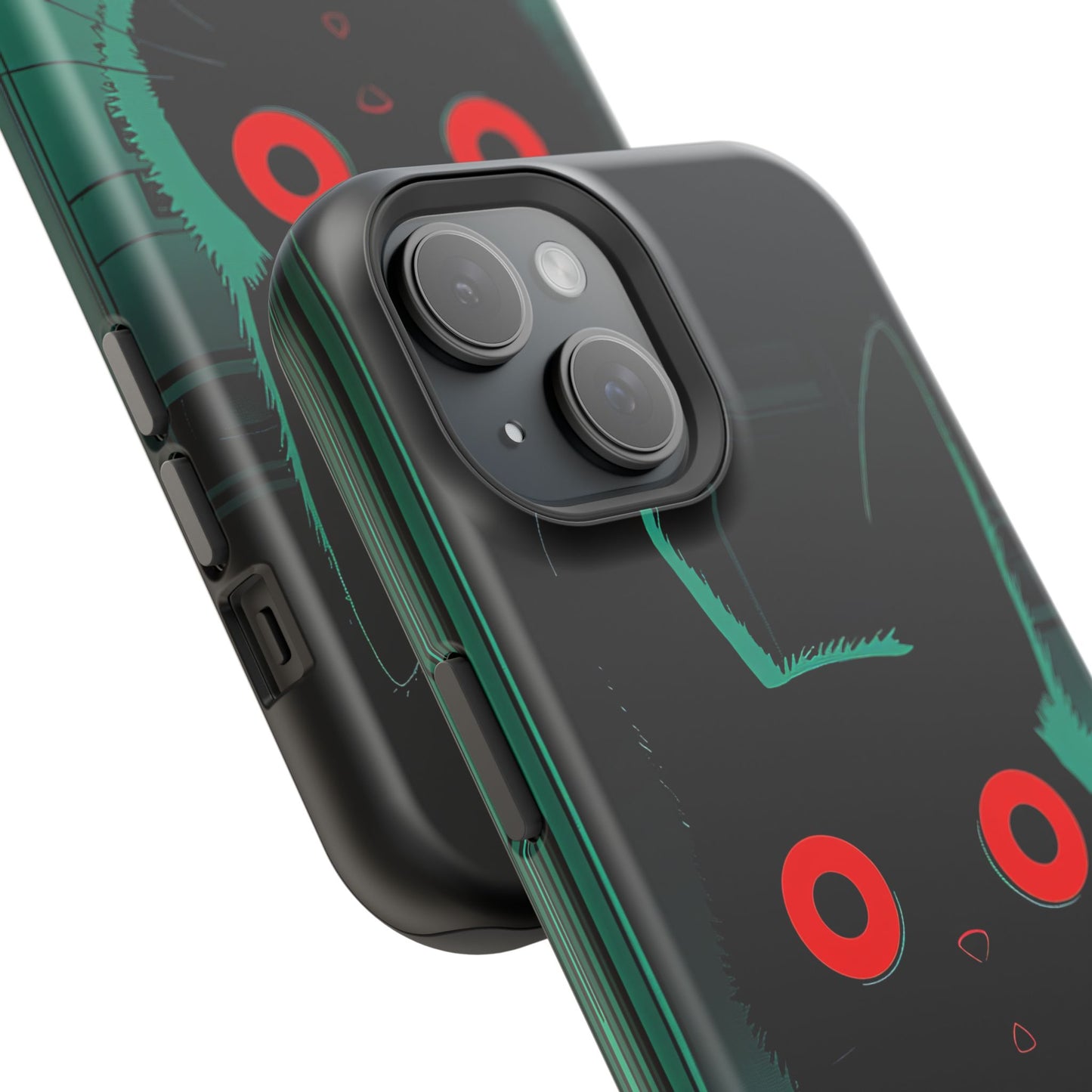 Protective Phone Case – Mysterious Black Cat Design