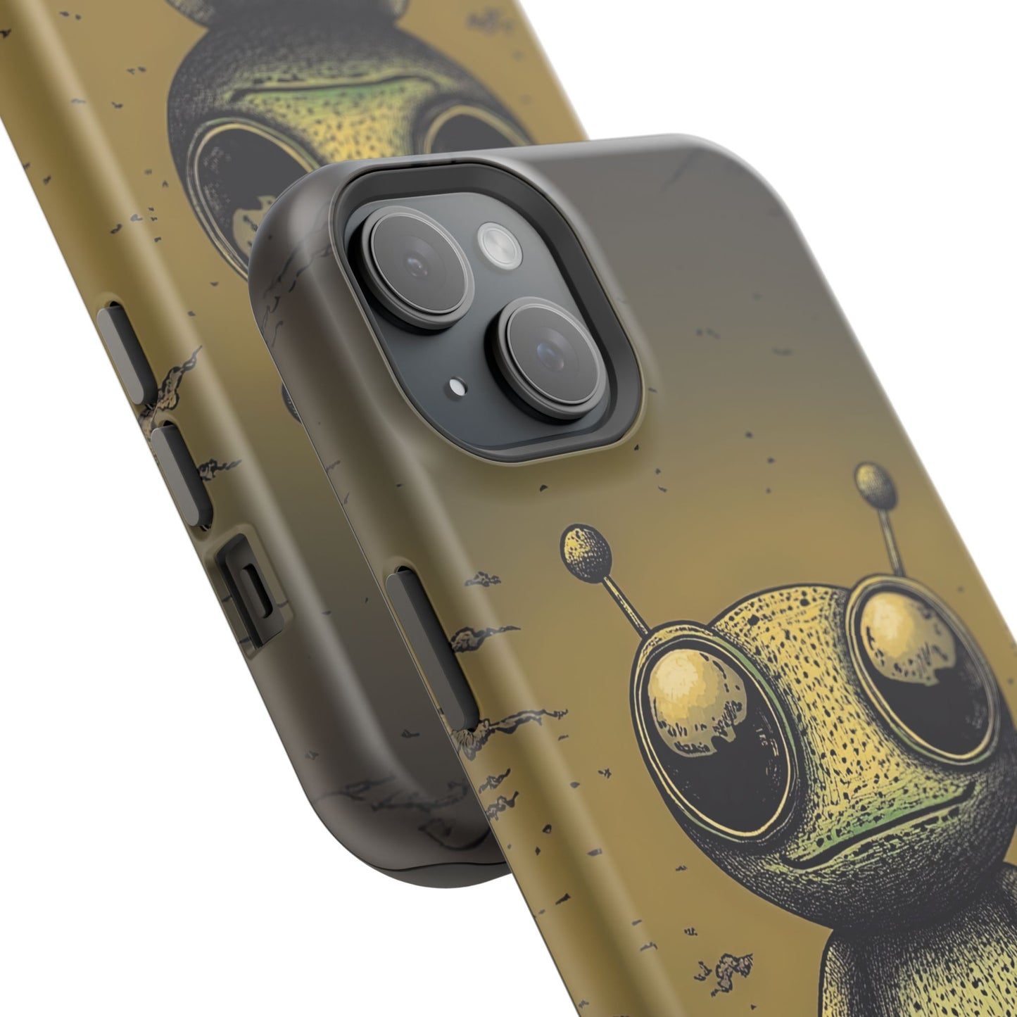 Protective Phone Case – Friendly Alien Design
