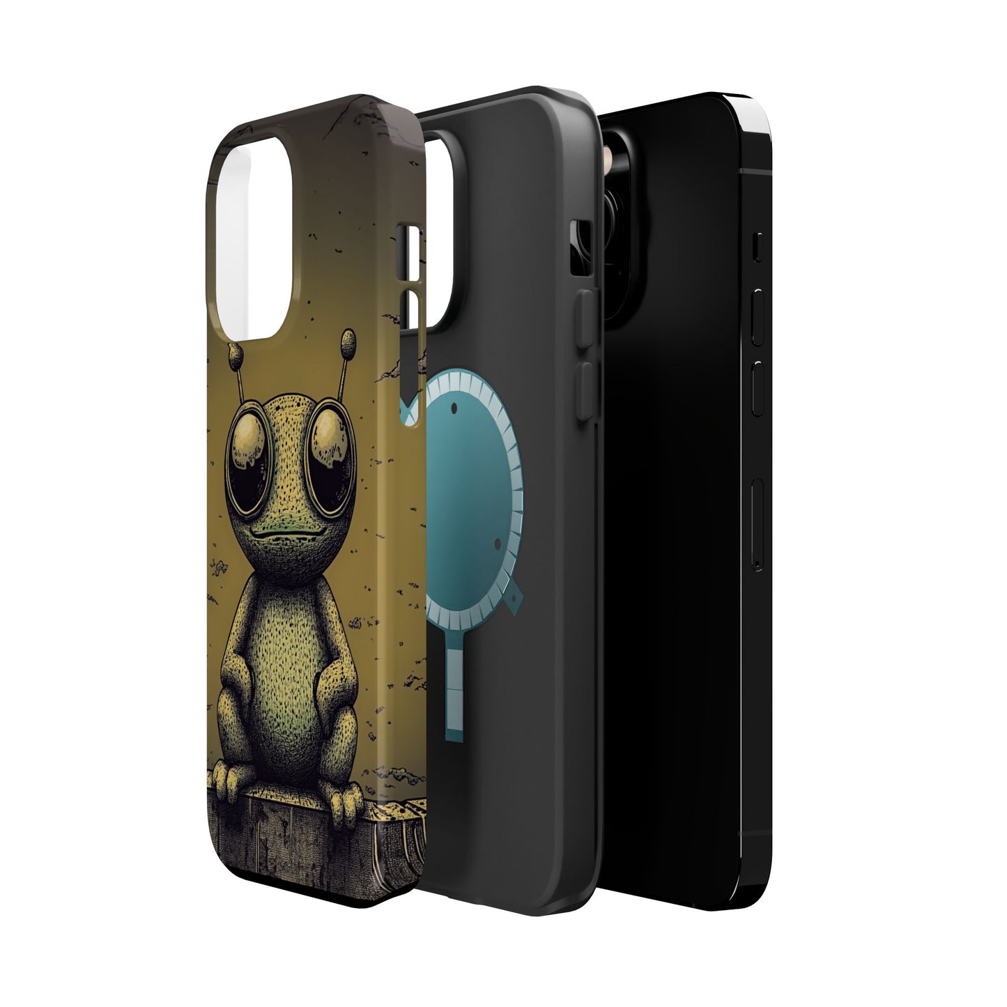 Protective Phone Case – Friendly Alien Design