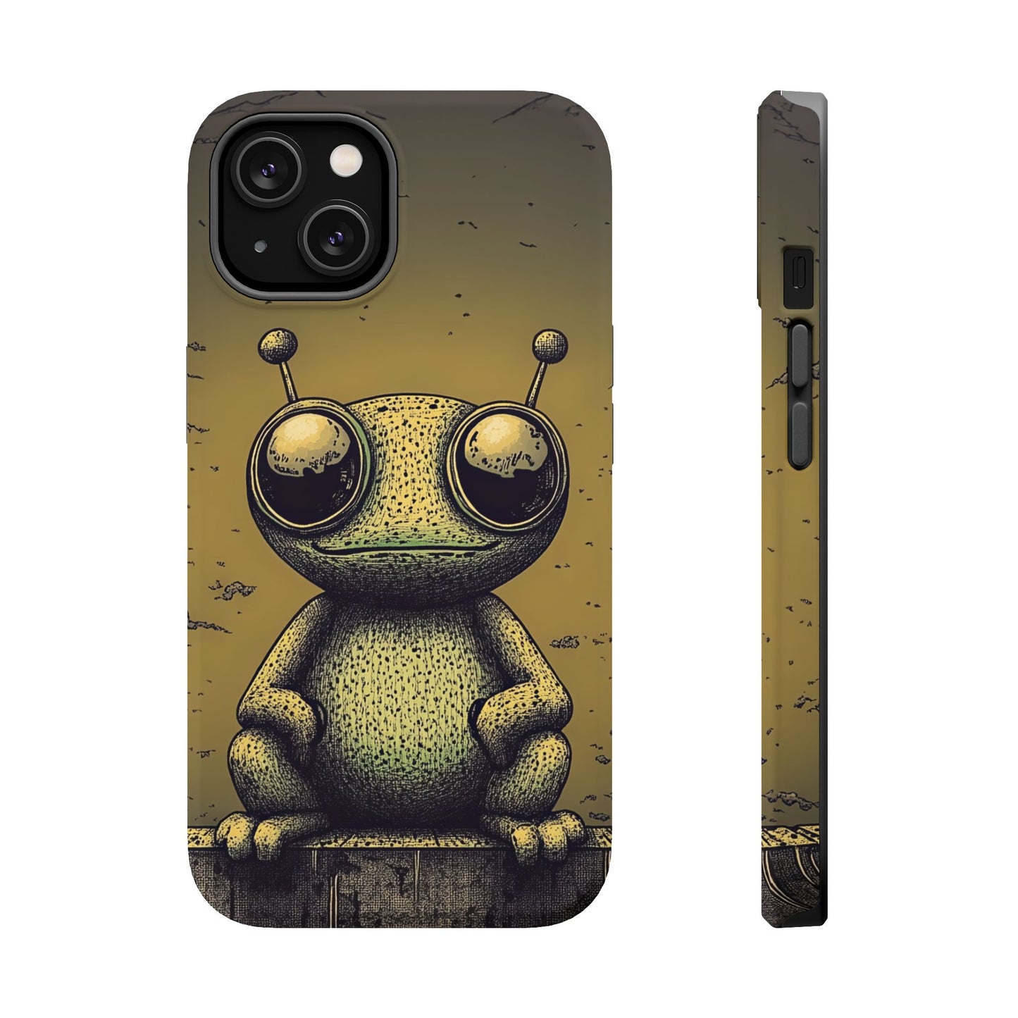 Protective Phone Case – Friendly Alien Design