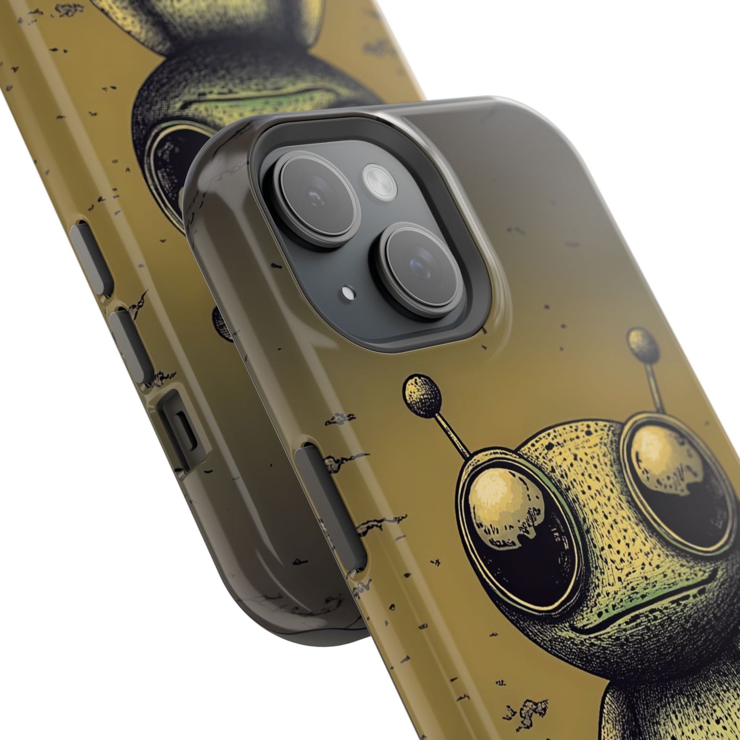 Protective Phone Case – Friendly Alien Design