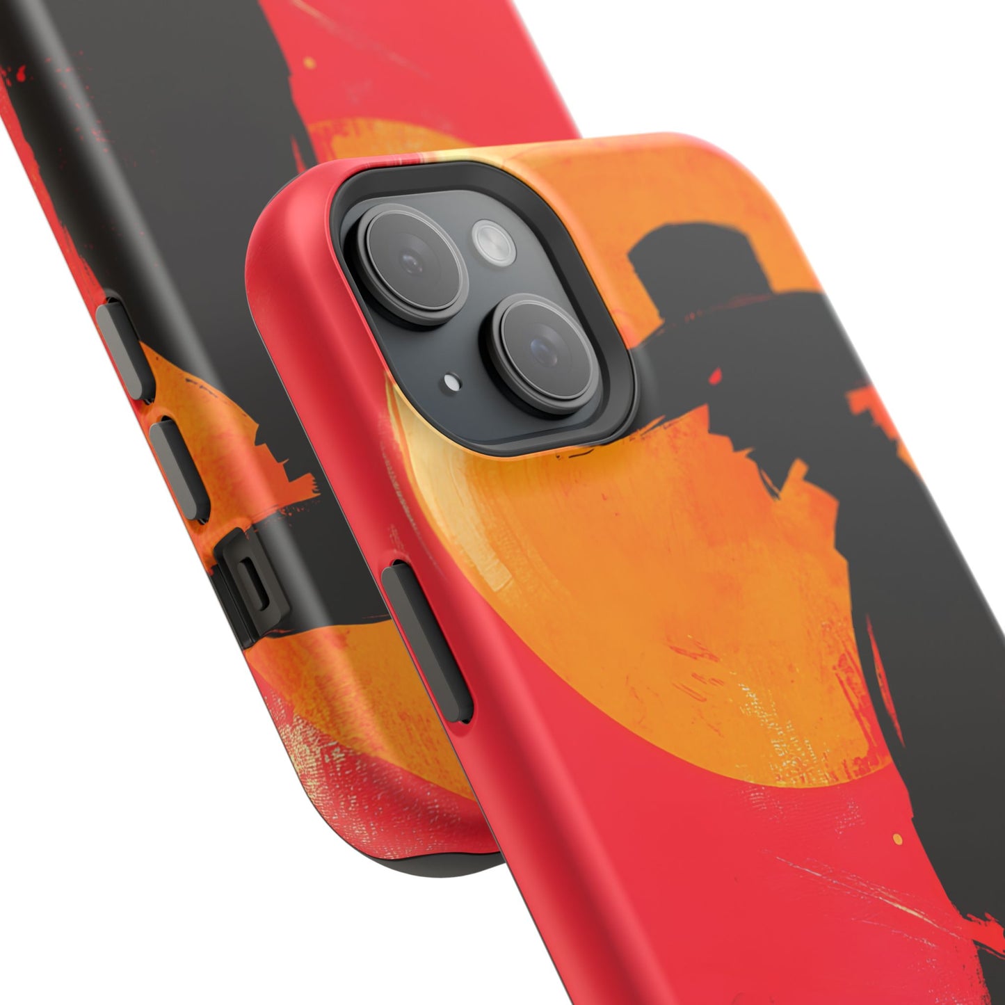 Protective Phone Case – Western Silhouette Design