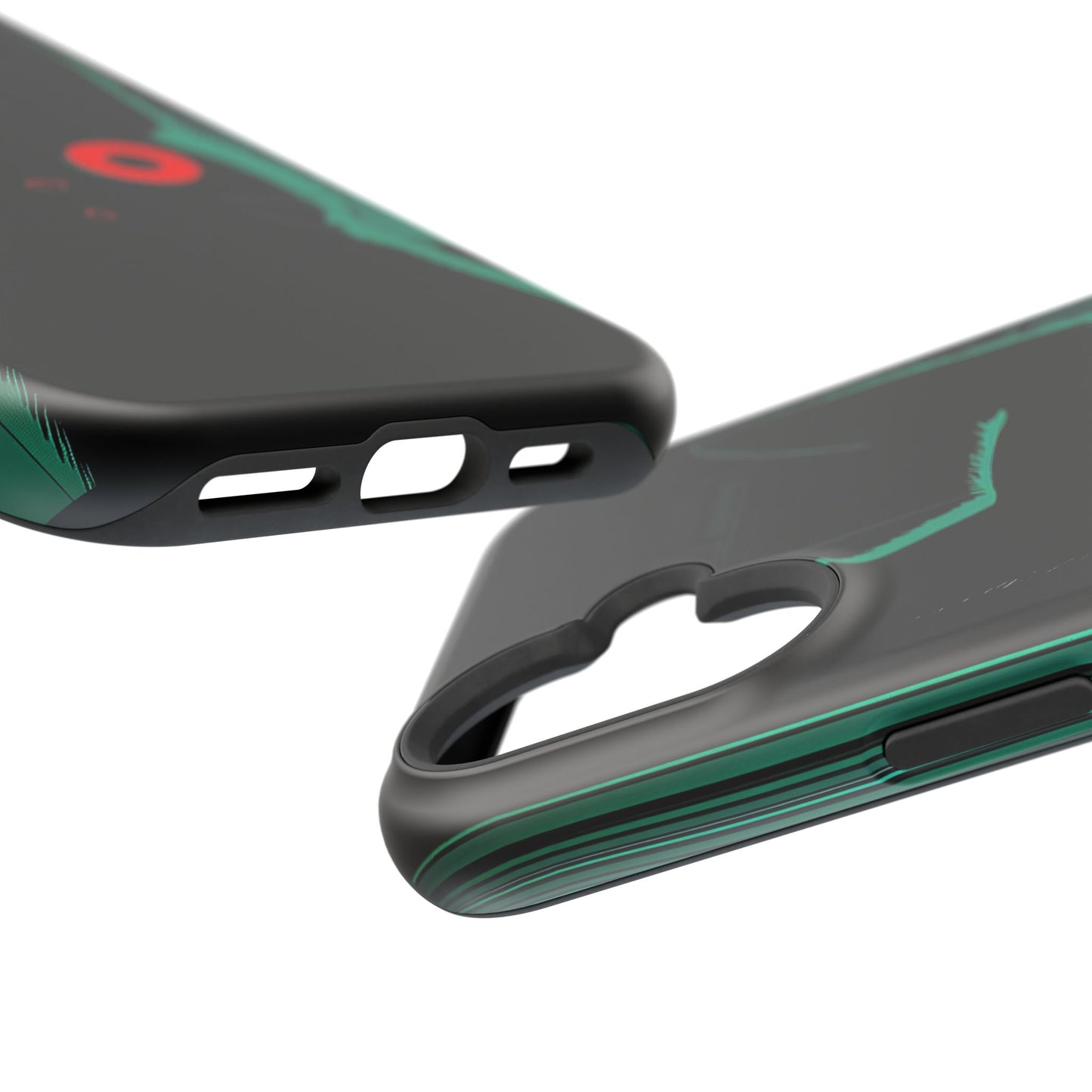 Protective Phone Case – Mysterious Black Cat Design