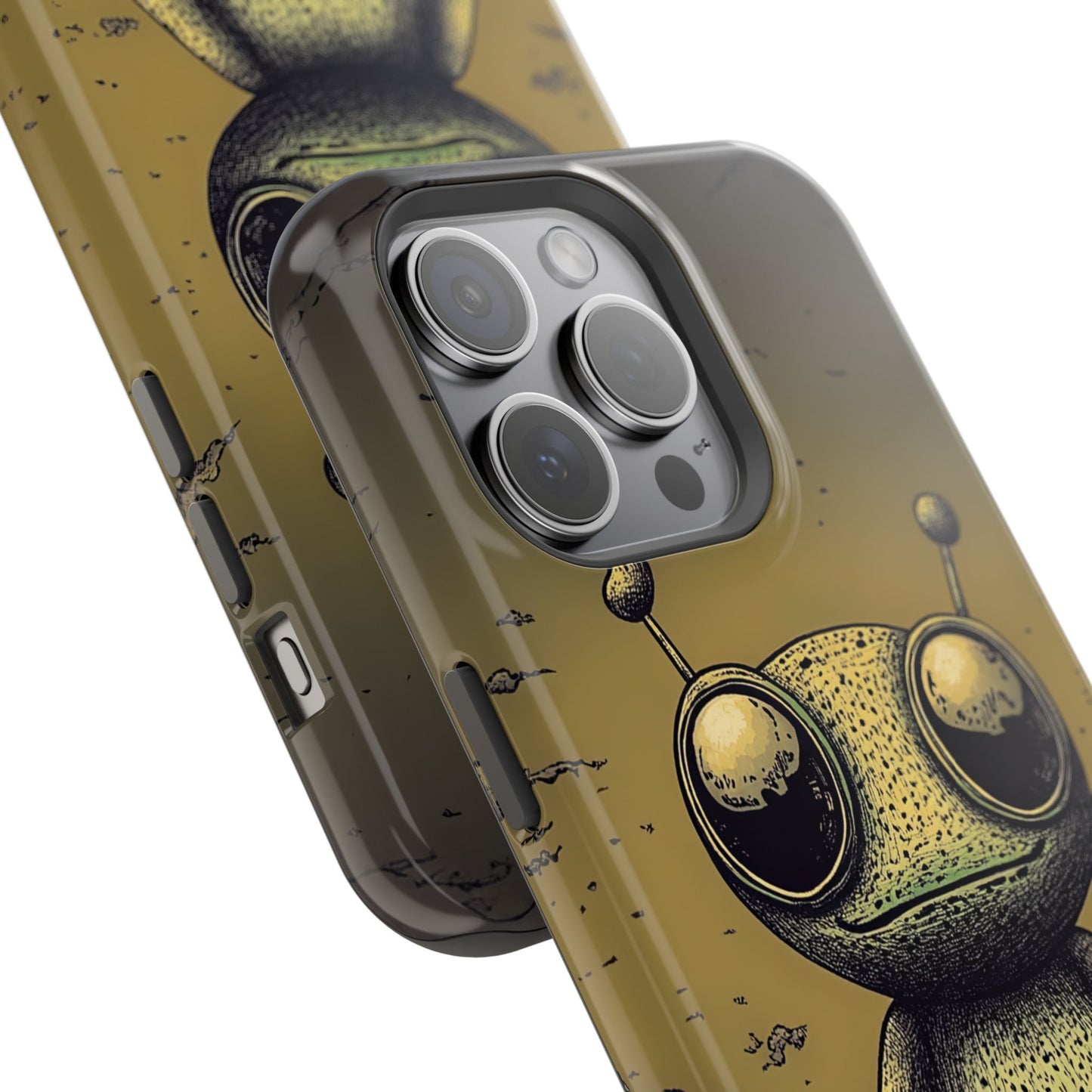 Protective Phone Case – Friendly Alien Design