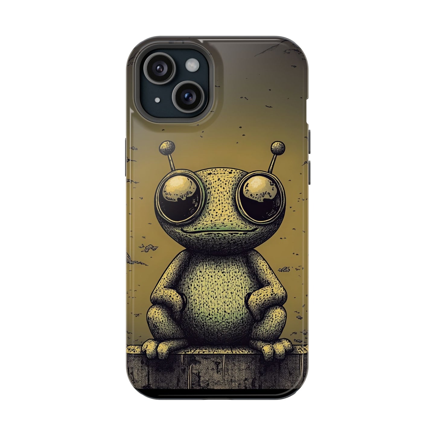 Protective Phone Case – Friendly Alien Design