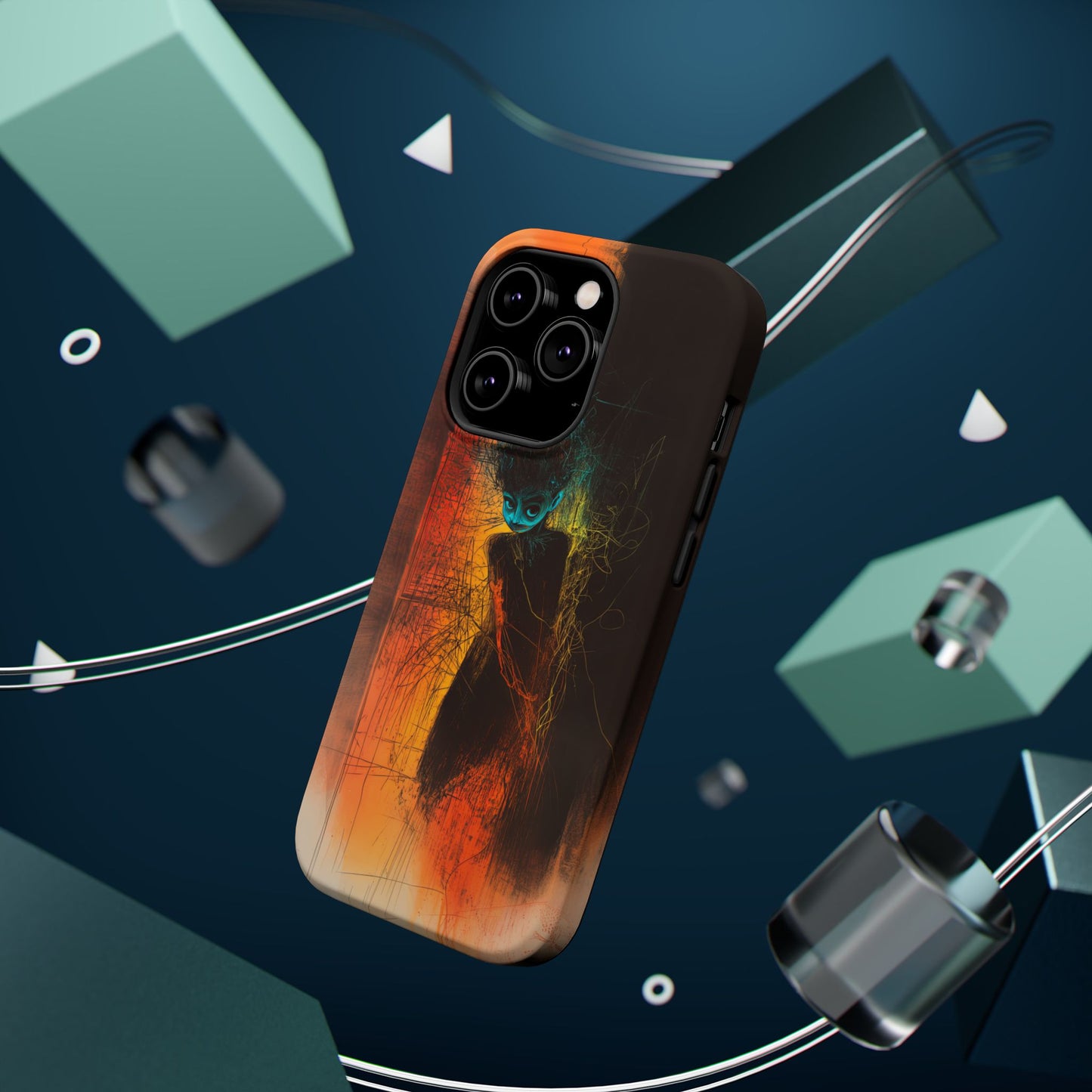 Protective Phone Case – Mystical Character Design