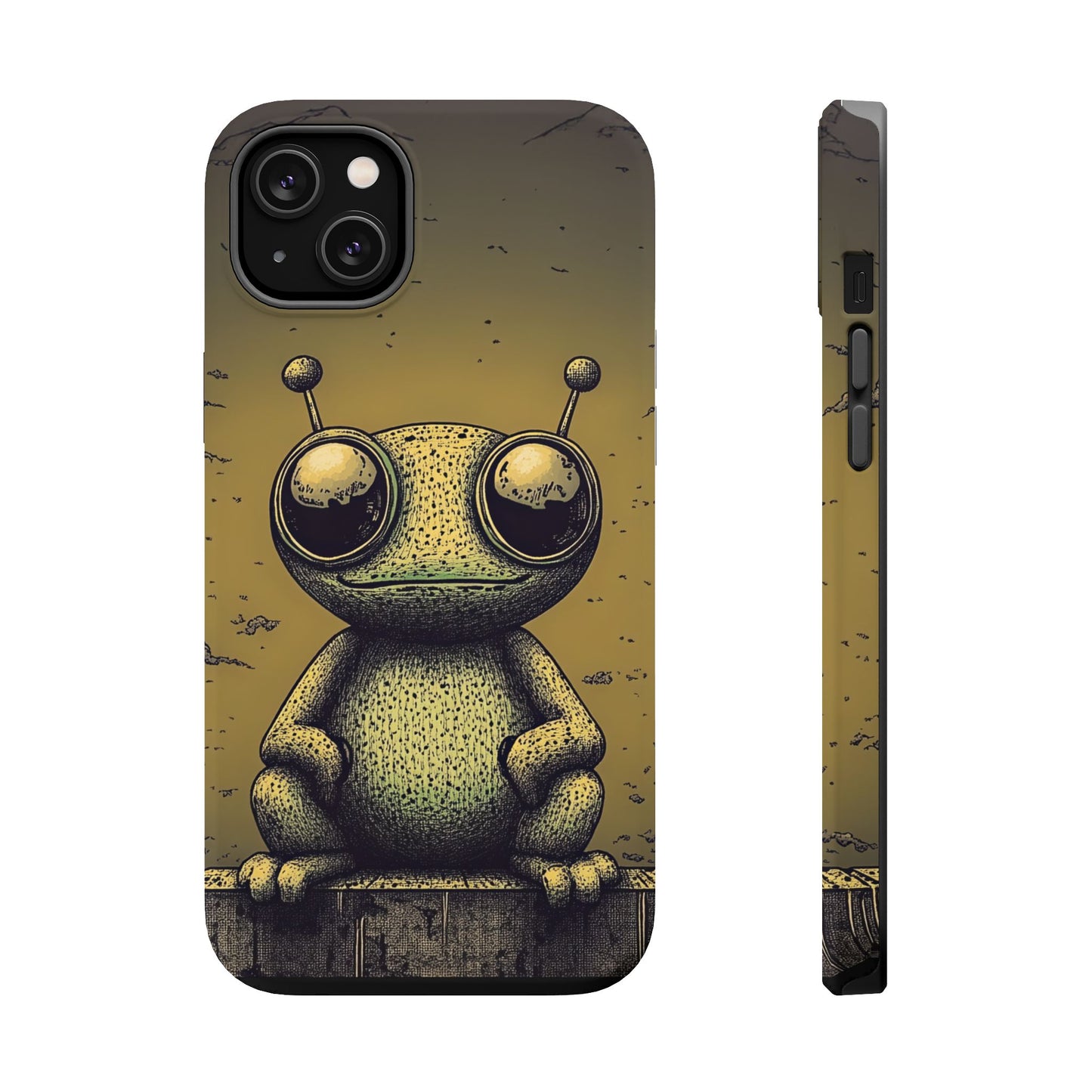 Protective Phone Case – Friendly Alien Design