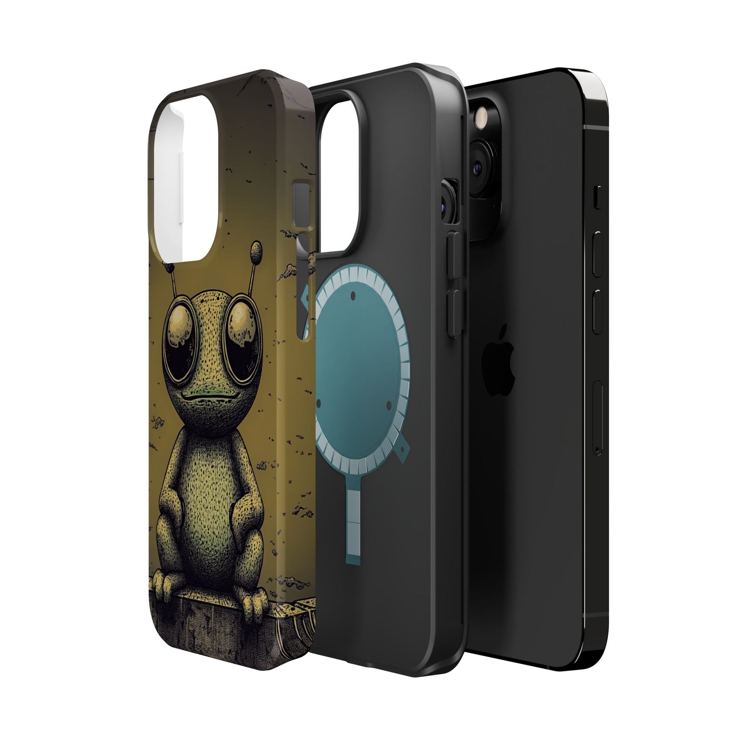 Protective Phone Case – Friendly Alien Design