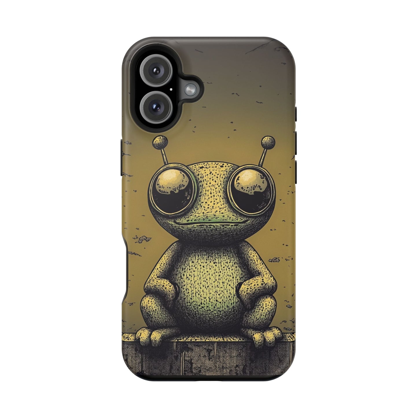 Protective Phone Case – Friendly Alien Design