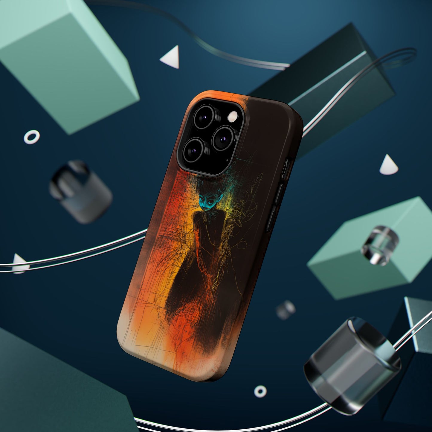 Protective Phone Case – Mystical Character Design