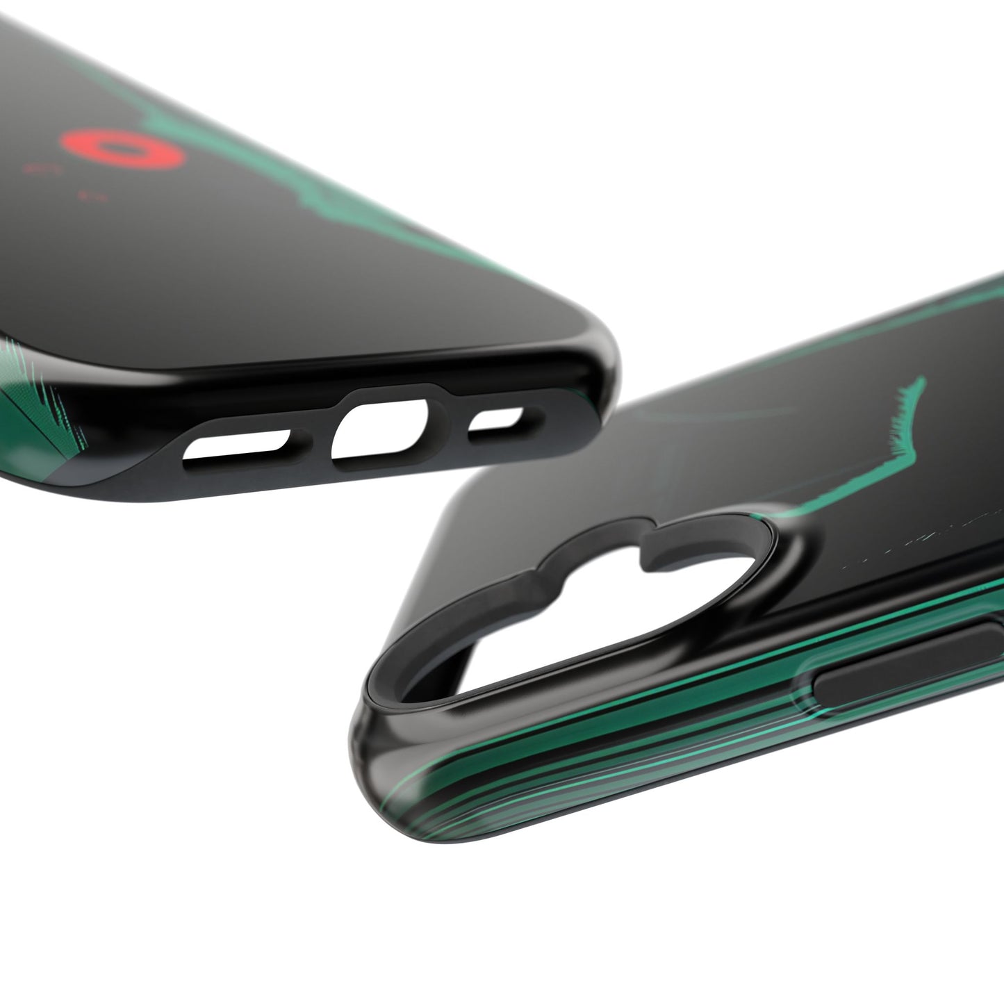 Protective Phone Case – Mysterious Black Cat Design