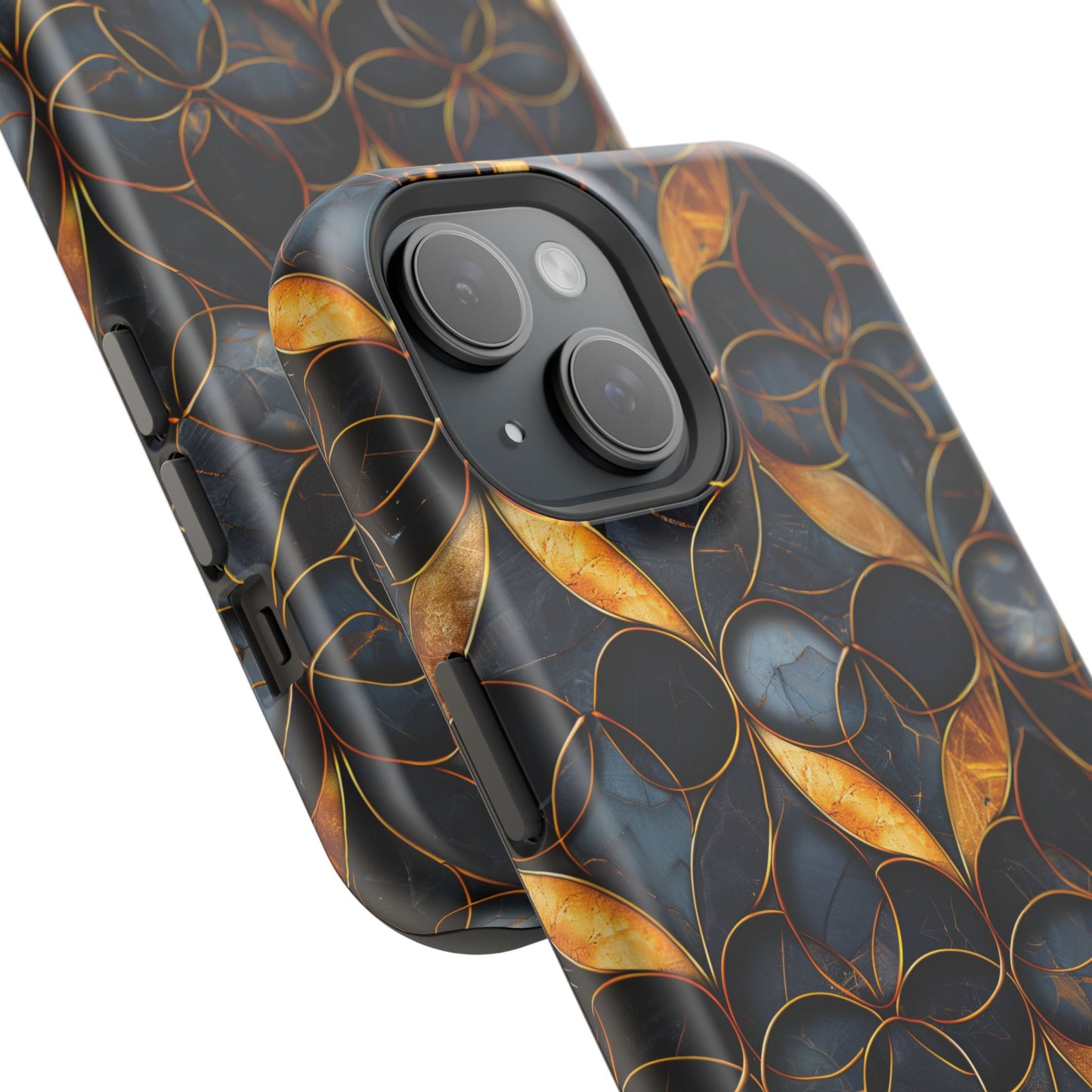 Magnetic Tough Cases -- Golden Petals
