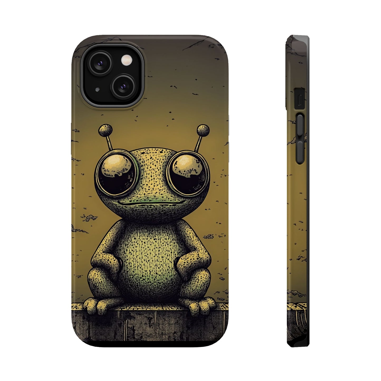 Protective Phone Case – Friendly Alien Design