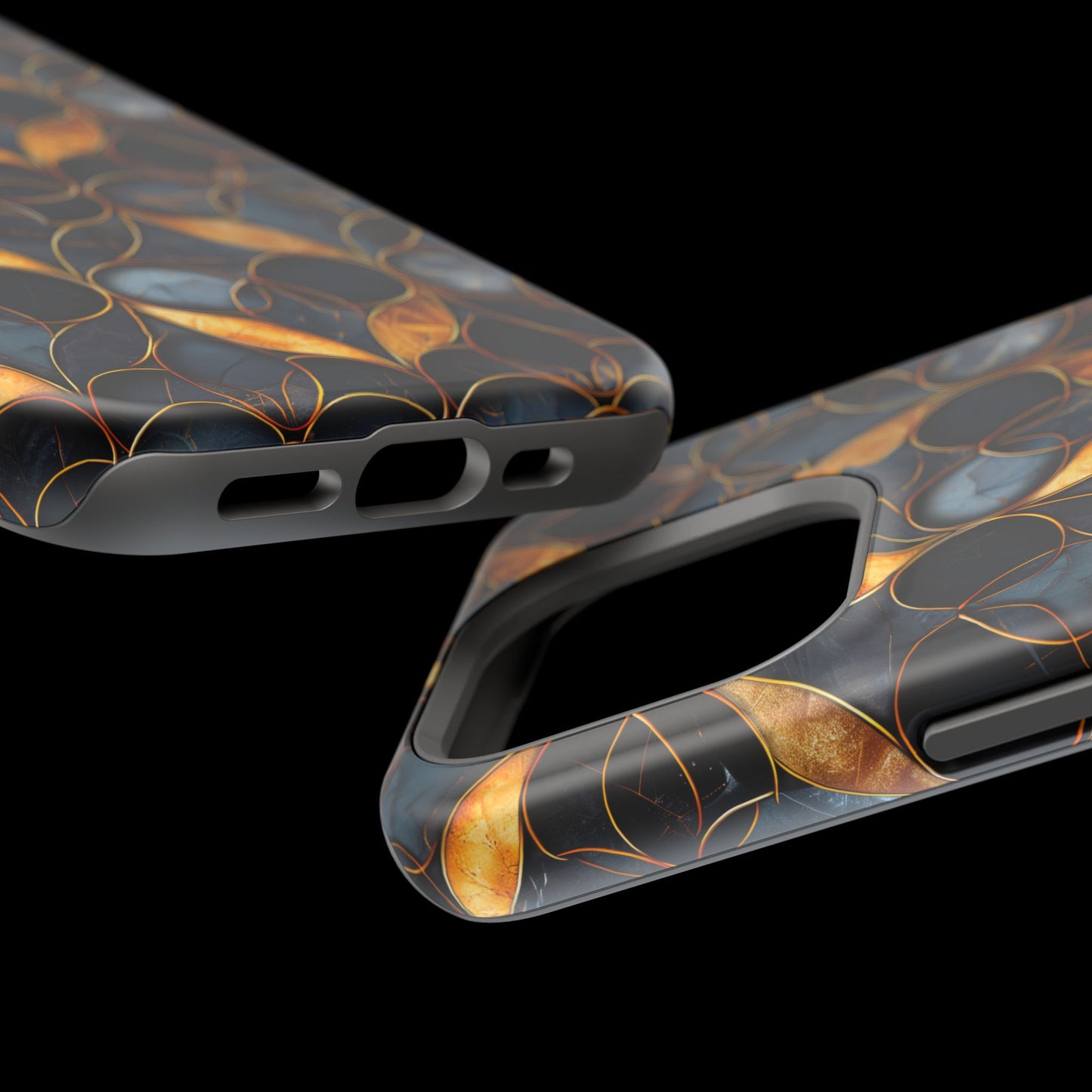 Magnetic Tough Cases -- Golden Petals