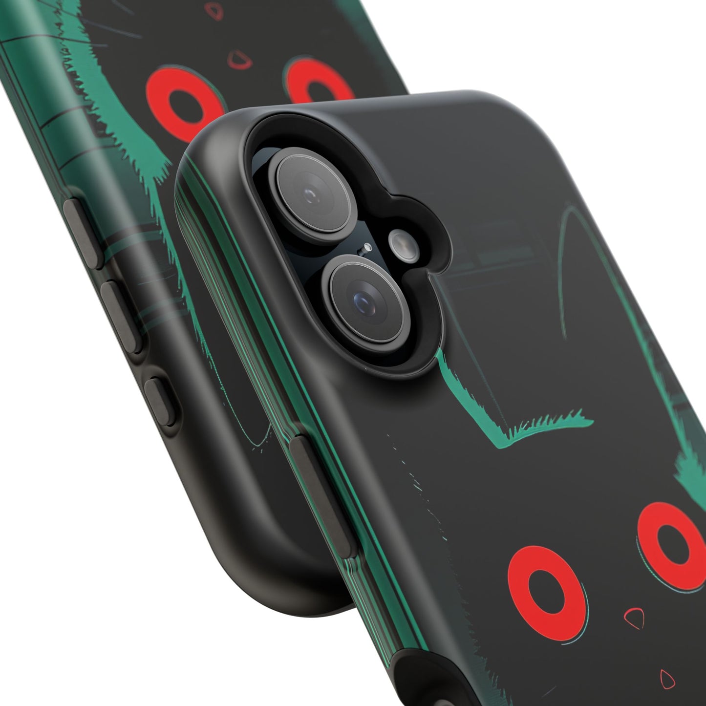 Protective Phone Case – Mysterious Black Cat Design