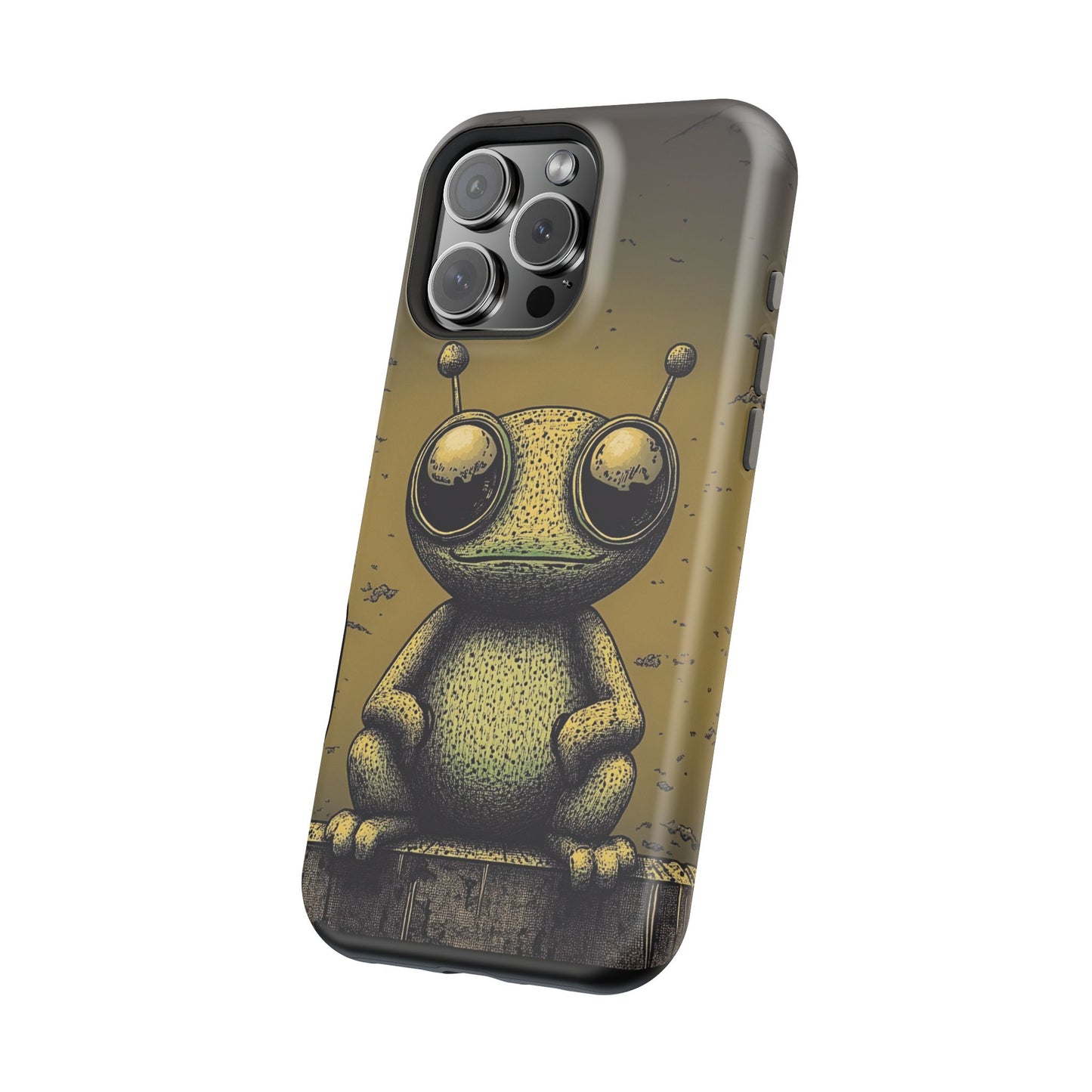 Protective Phone Case – Friendly Alien Design