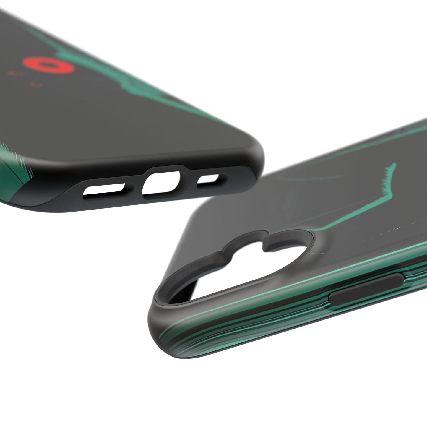 Protective Phone Case – Mysterious Black Cat Design