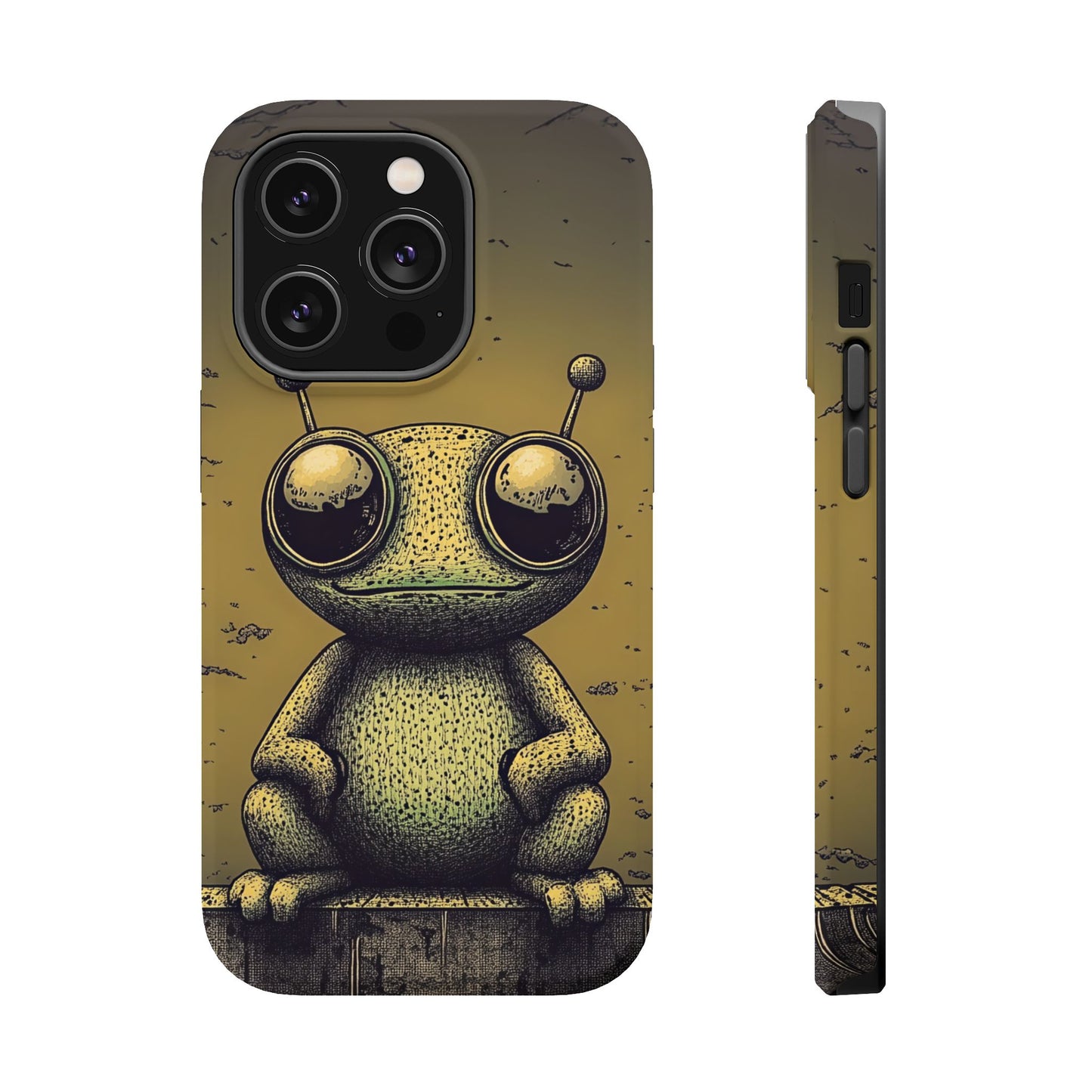 Protective Phone Case – Friendly Alien Design