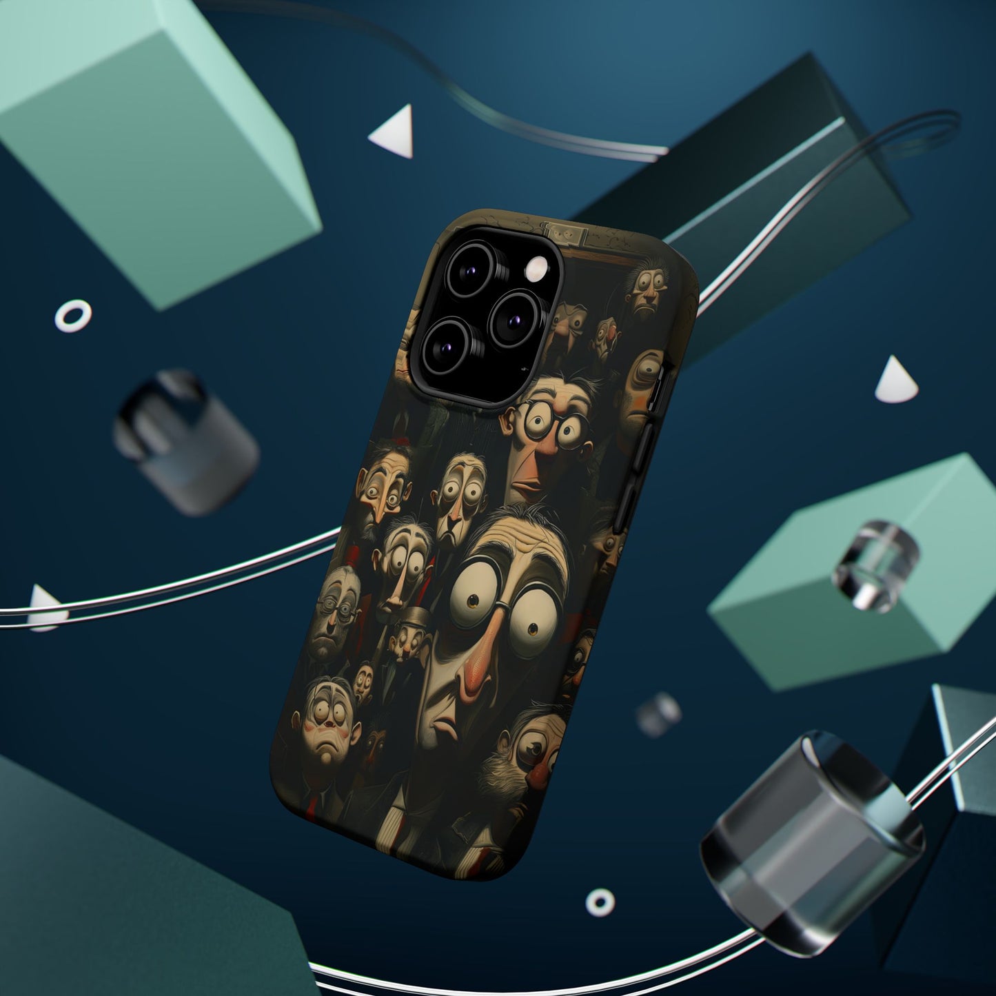 Magnetic Tough Cases -- Curious Onlookers