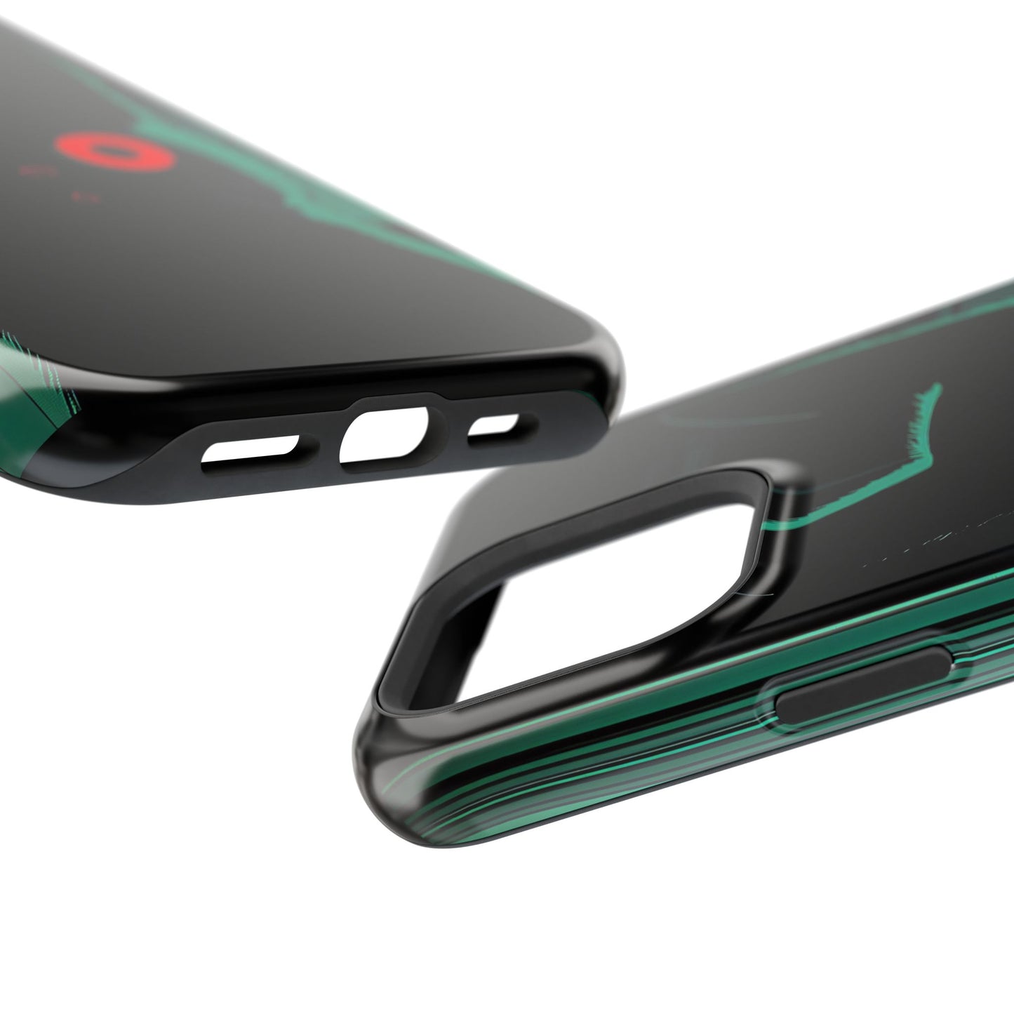 Protective Phone Case – Mysterious Black Cat Design