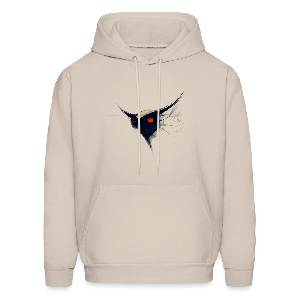 Men's Hoodie - Owl - Sand