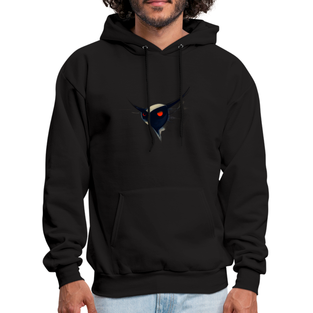 Men's Hoodie - Owl - black