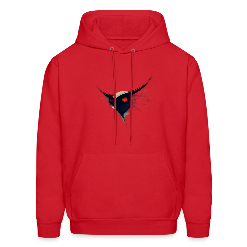 Men's Hoodie - Owl - red