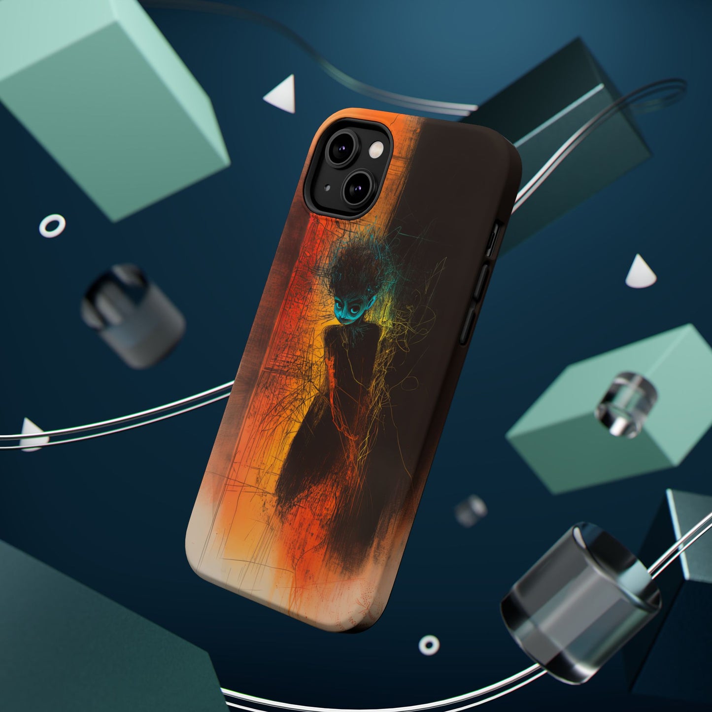 Protective Phone Case – Mystical Character Design