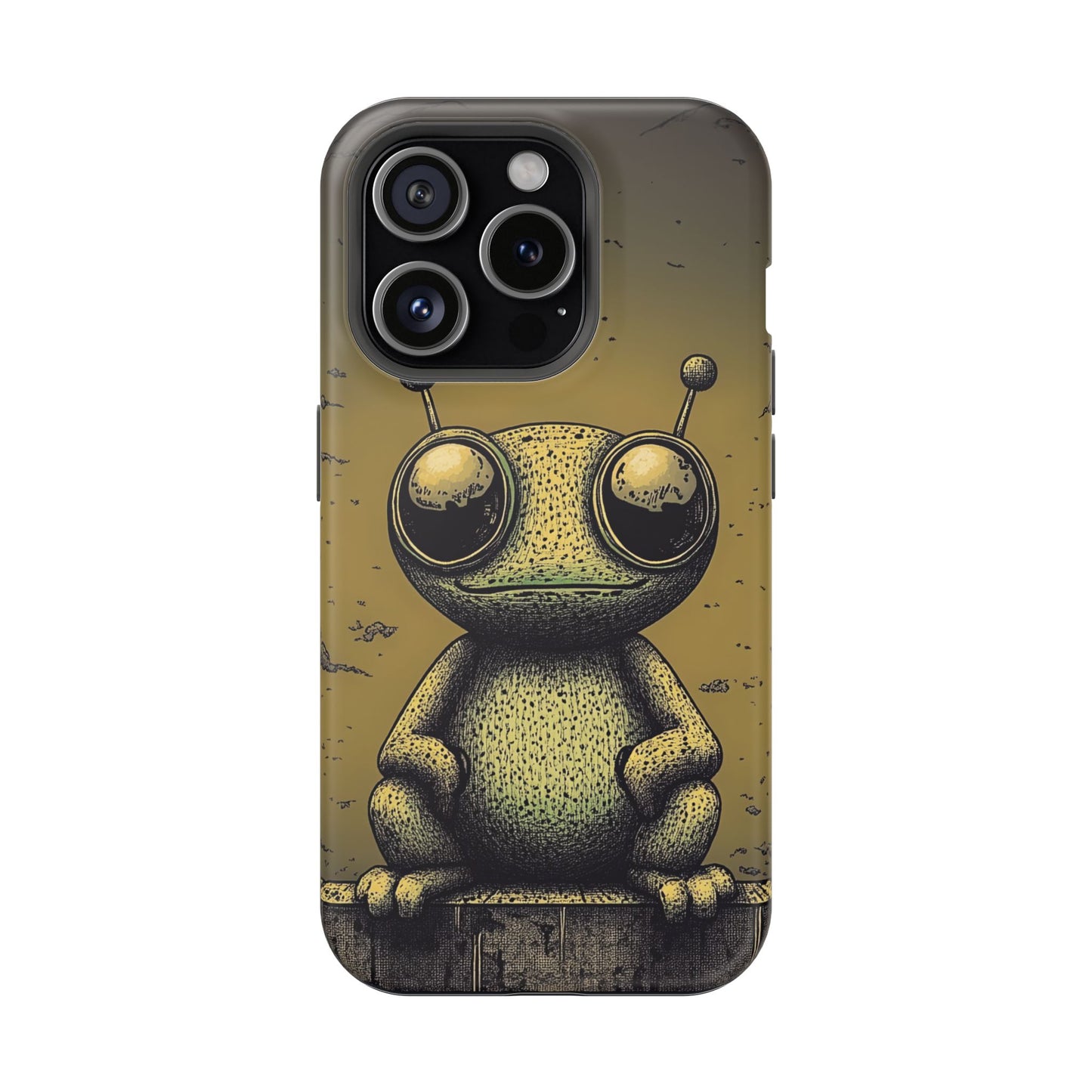 Protective Phone Case – Friendly Alien Design