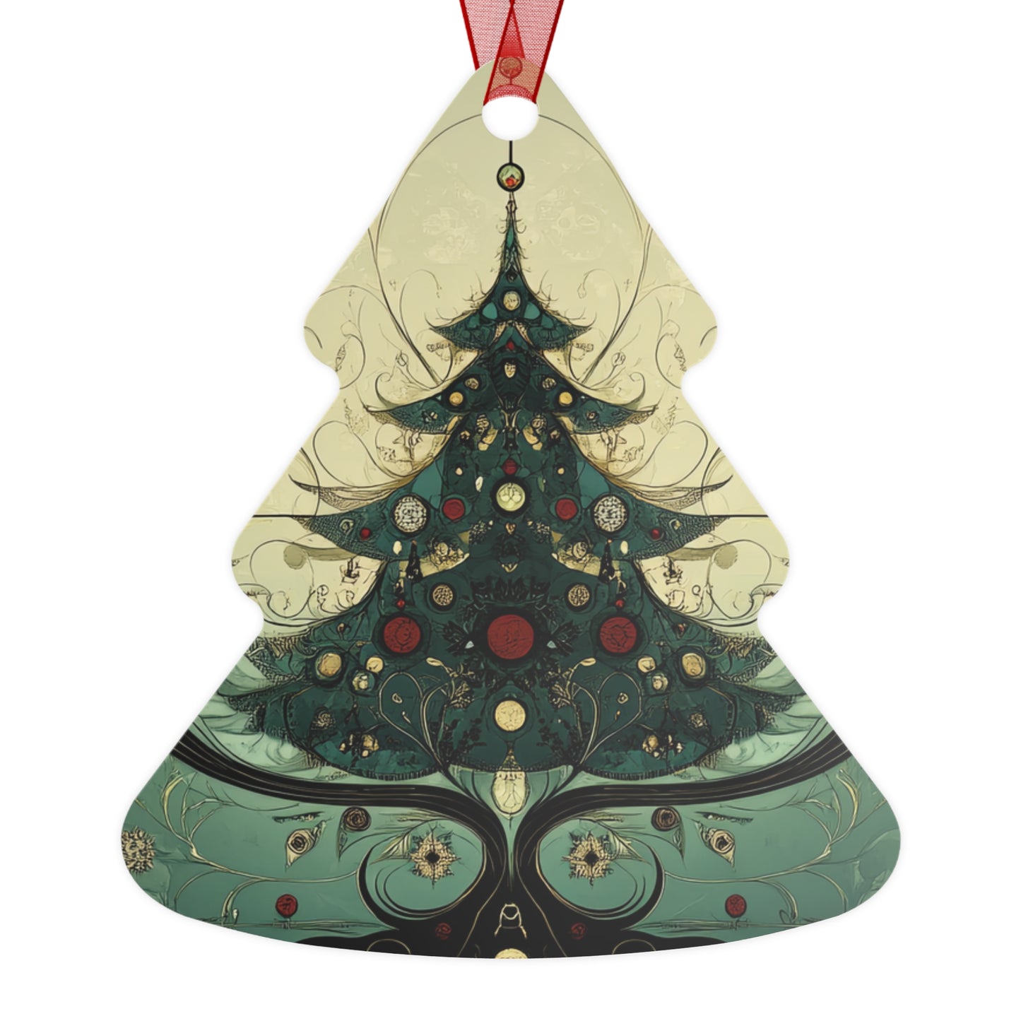 Metal Ornaments -- Elegant Tree