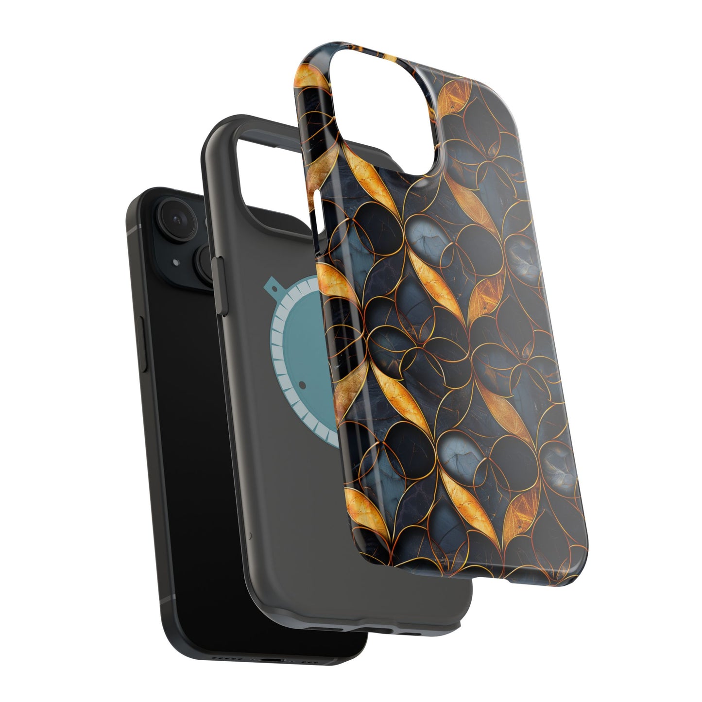 Magnetic Tough Cases -- Golden Petals