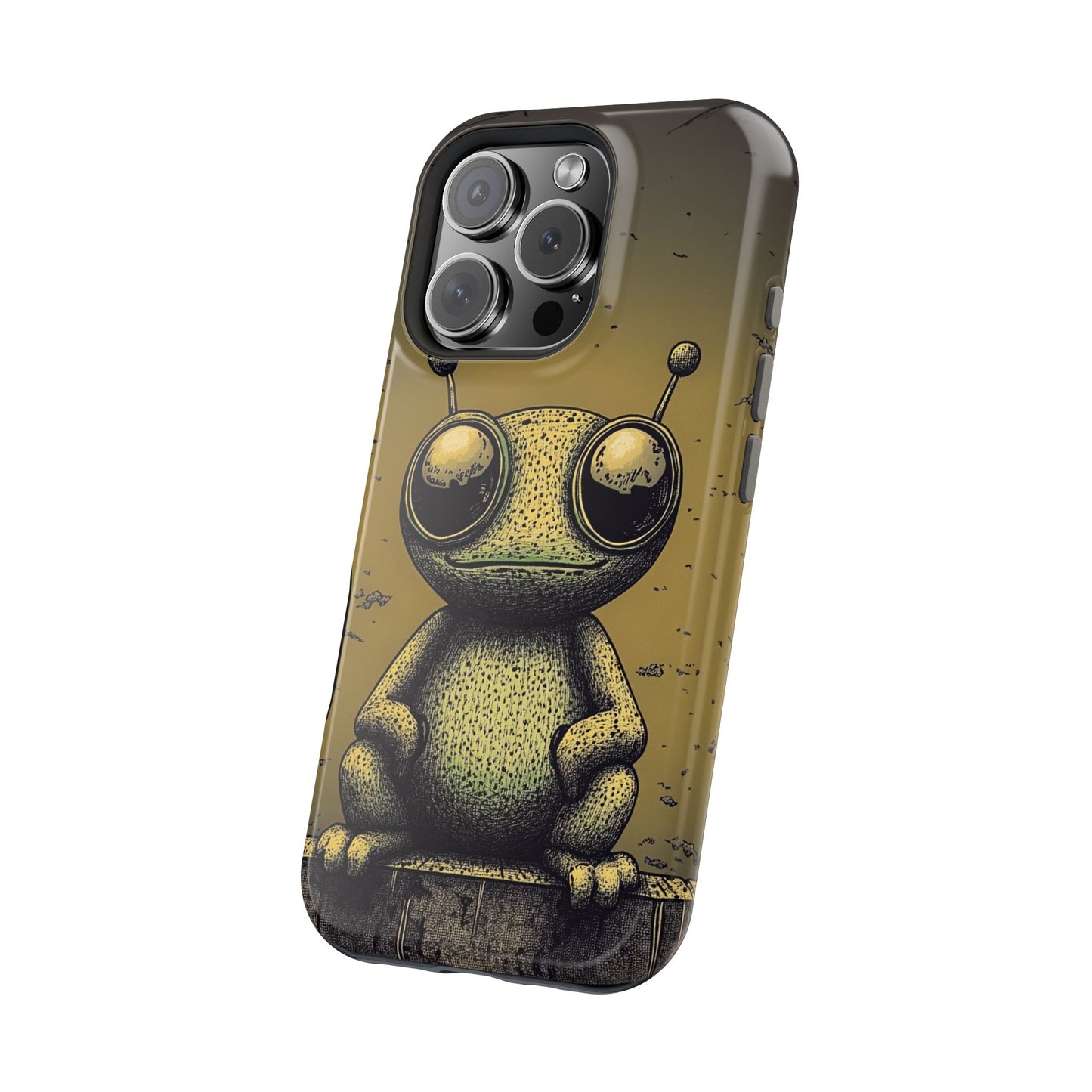 Protective Phone Case – Friendly Alien Design