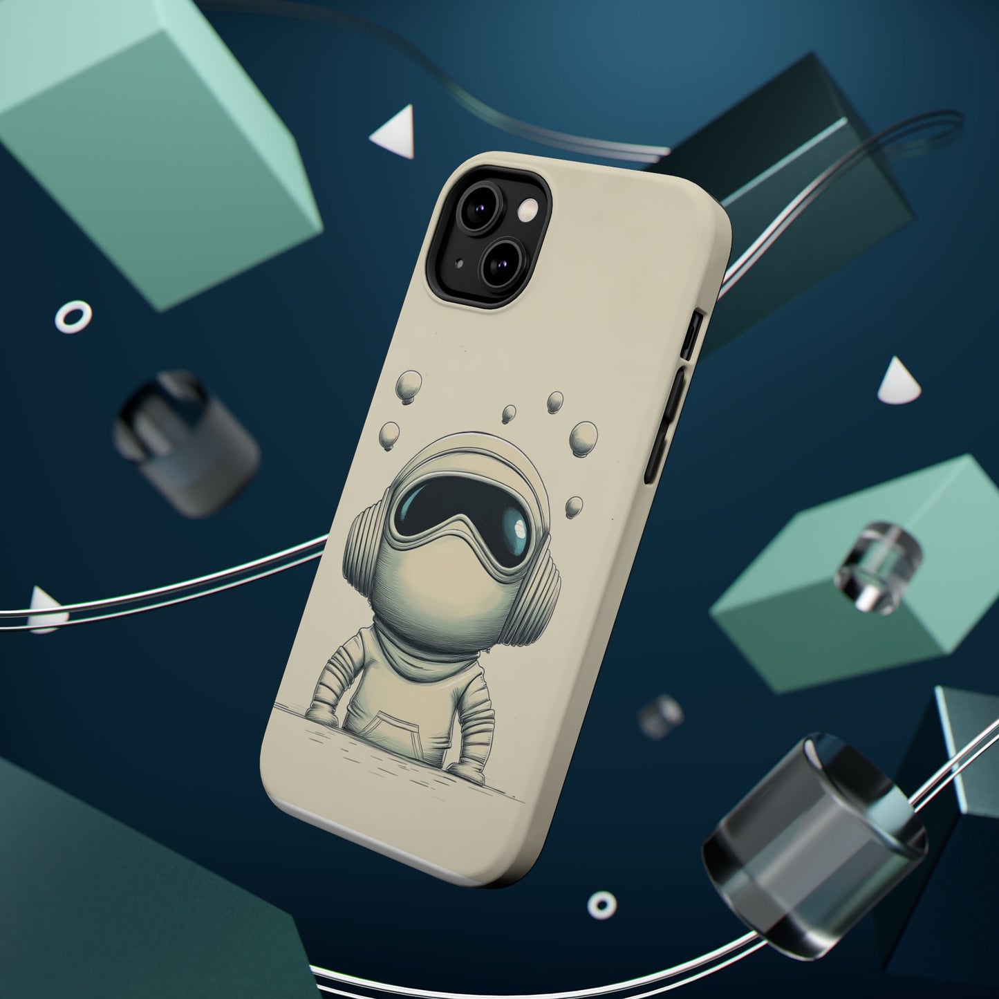 Adorable Astronaut Magnetic Tough Case – MagSafe® Compatible