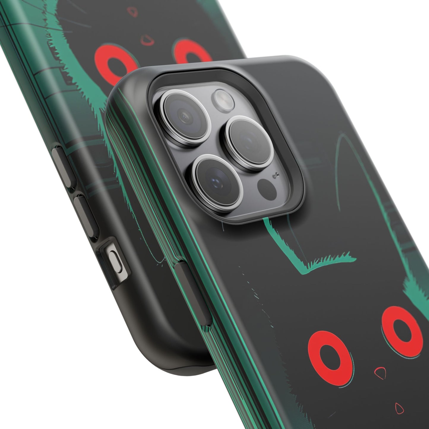 Protective Phone Case – Mysterious Black Cat Design