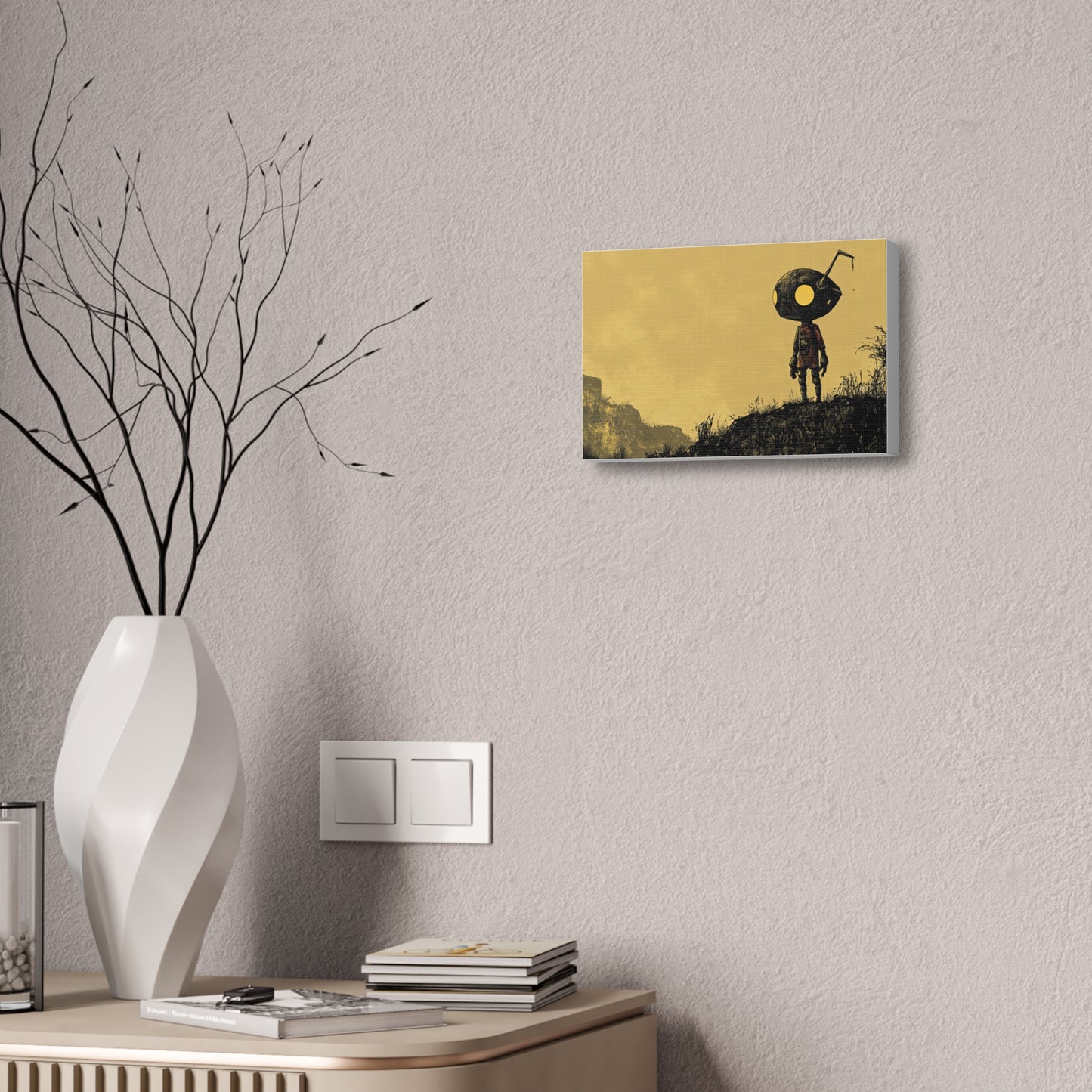 Alien Gaze Canvas Stretched, 1.5''