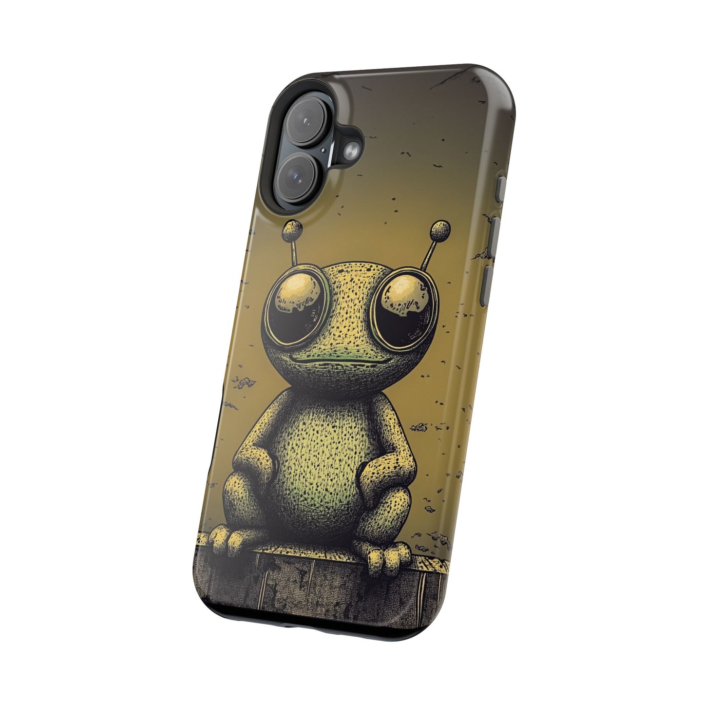 Protective Phone Case – Friendly Alien Design