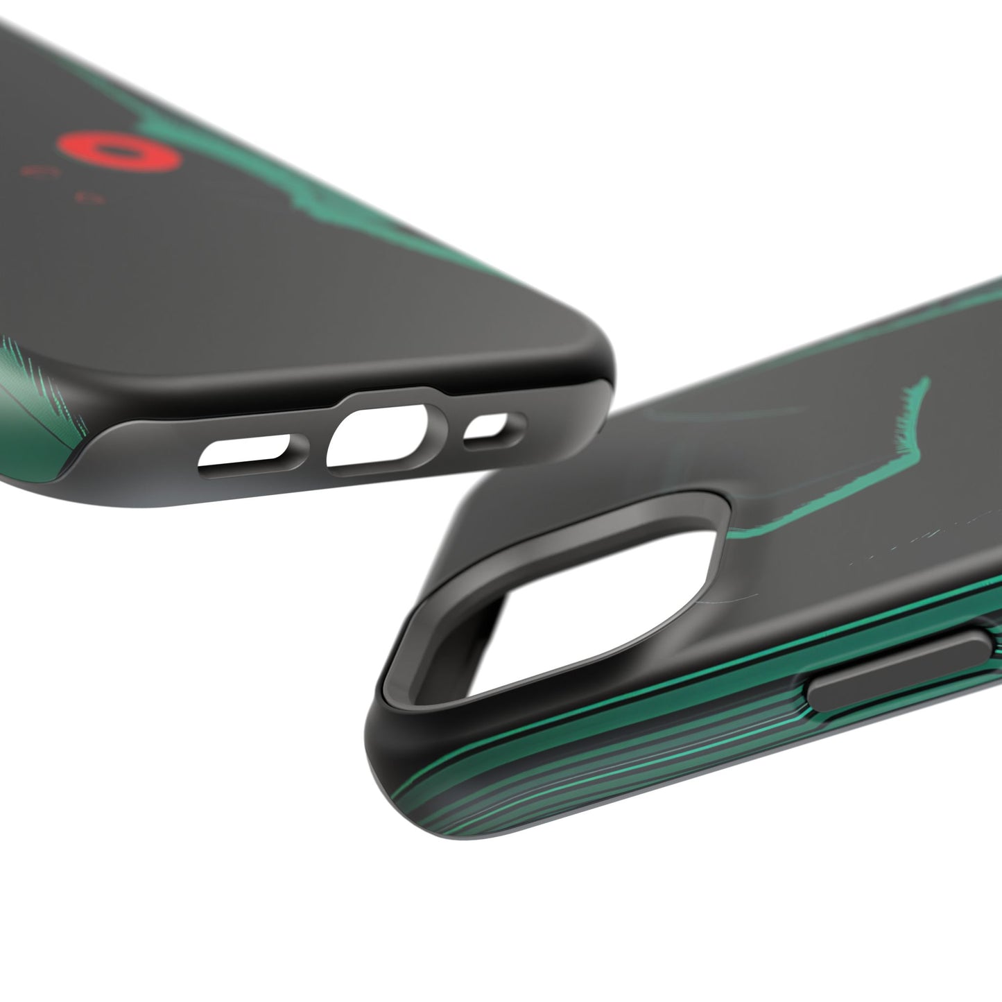 Protective Phone Case – Mysterious Black Cat Design